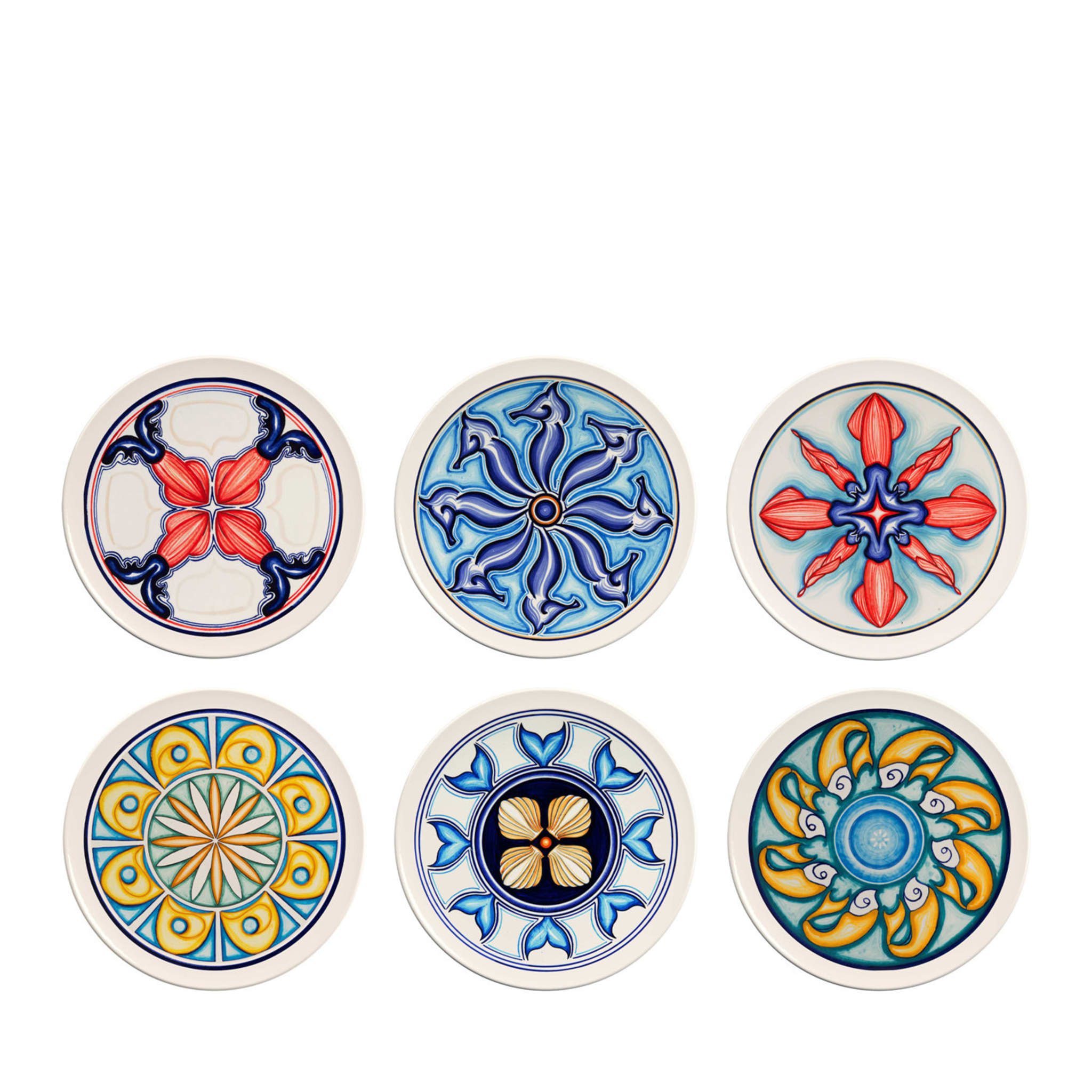 Colapesce Set of 6 Decorative Plates #3 - Main view