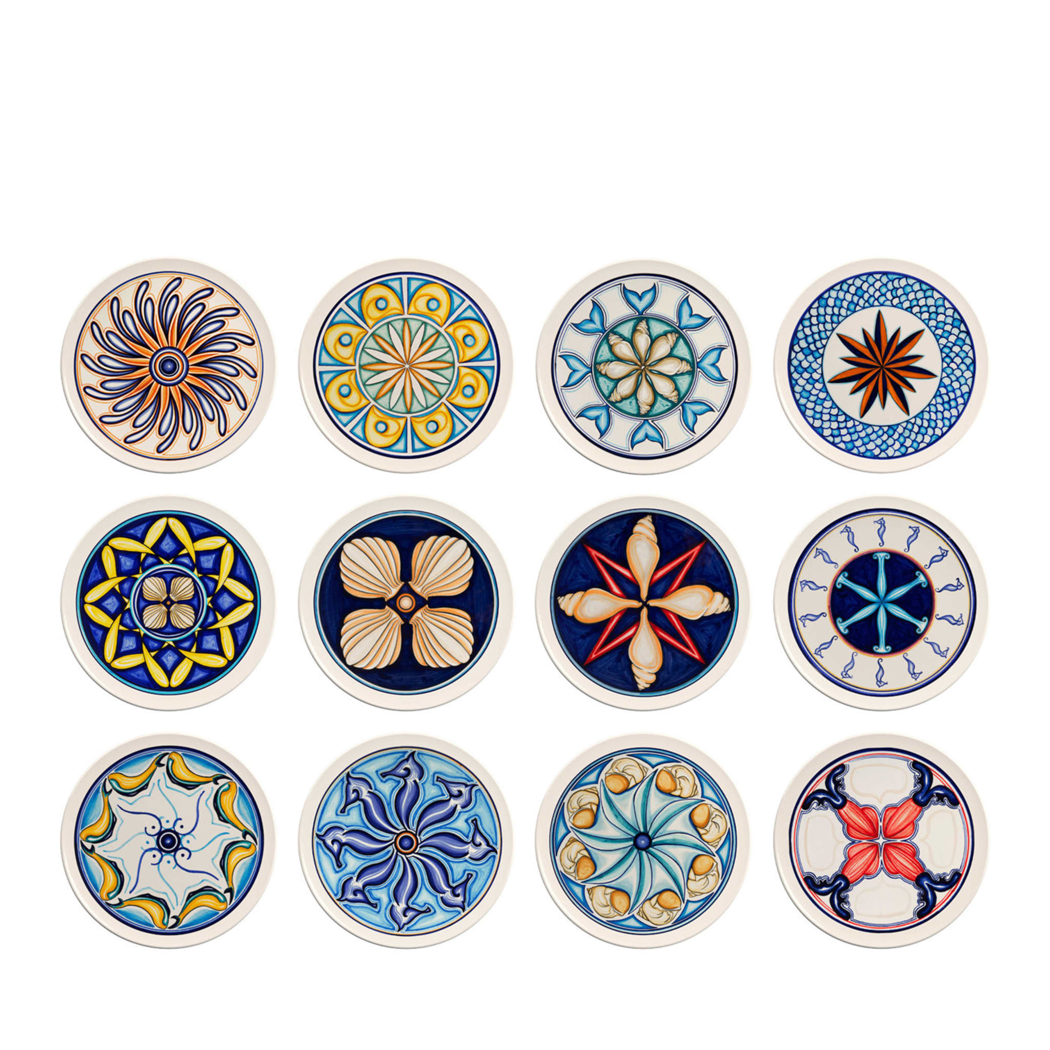 Colapesce Set of 12 Decorative Plates #1 - Main view