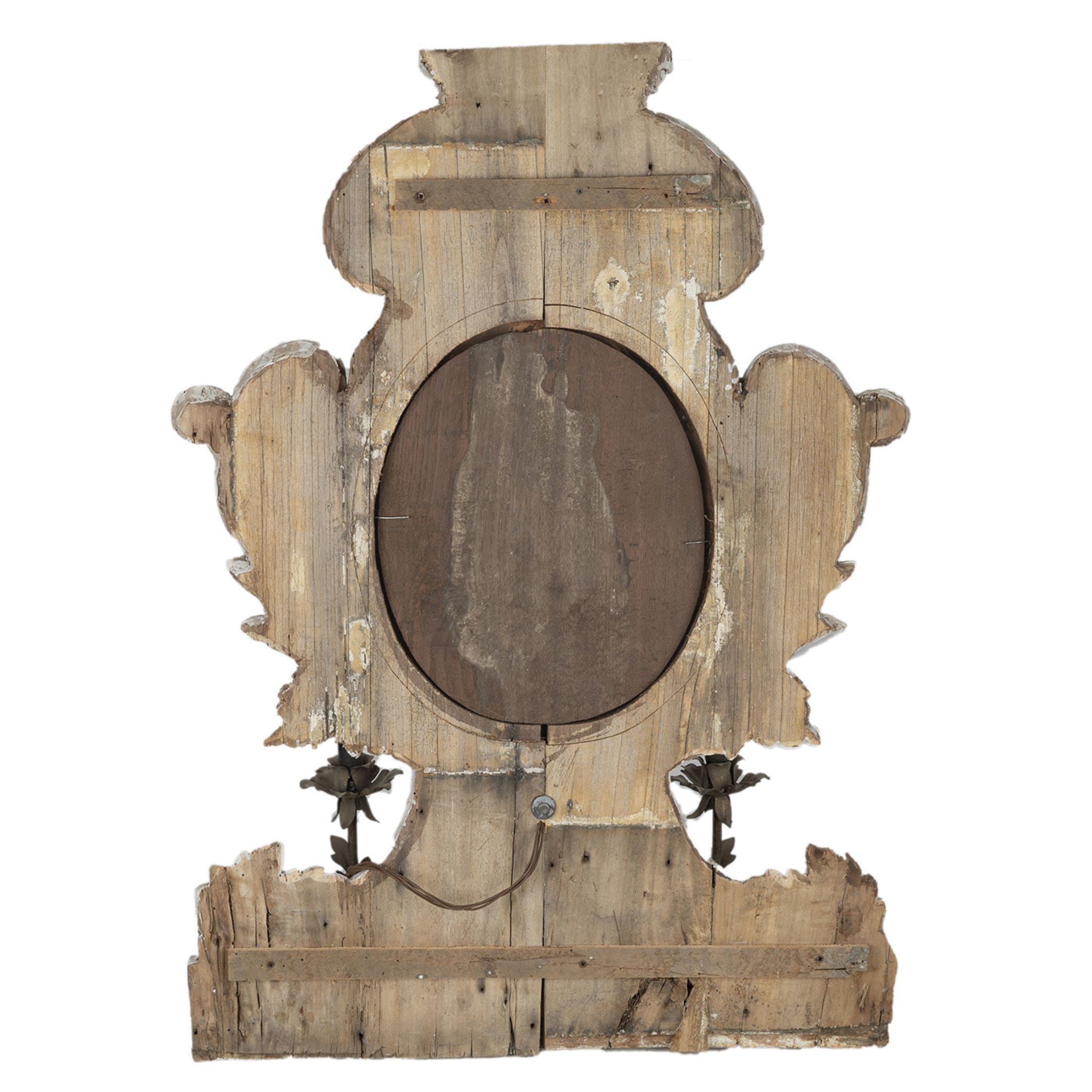 Reliquary Carved Wood Frame with Sconce - Alternative view 5