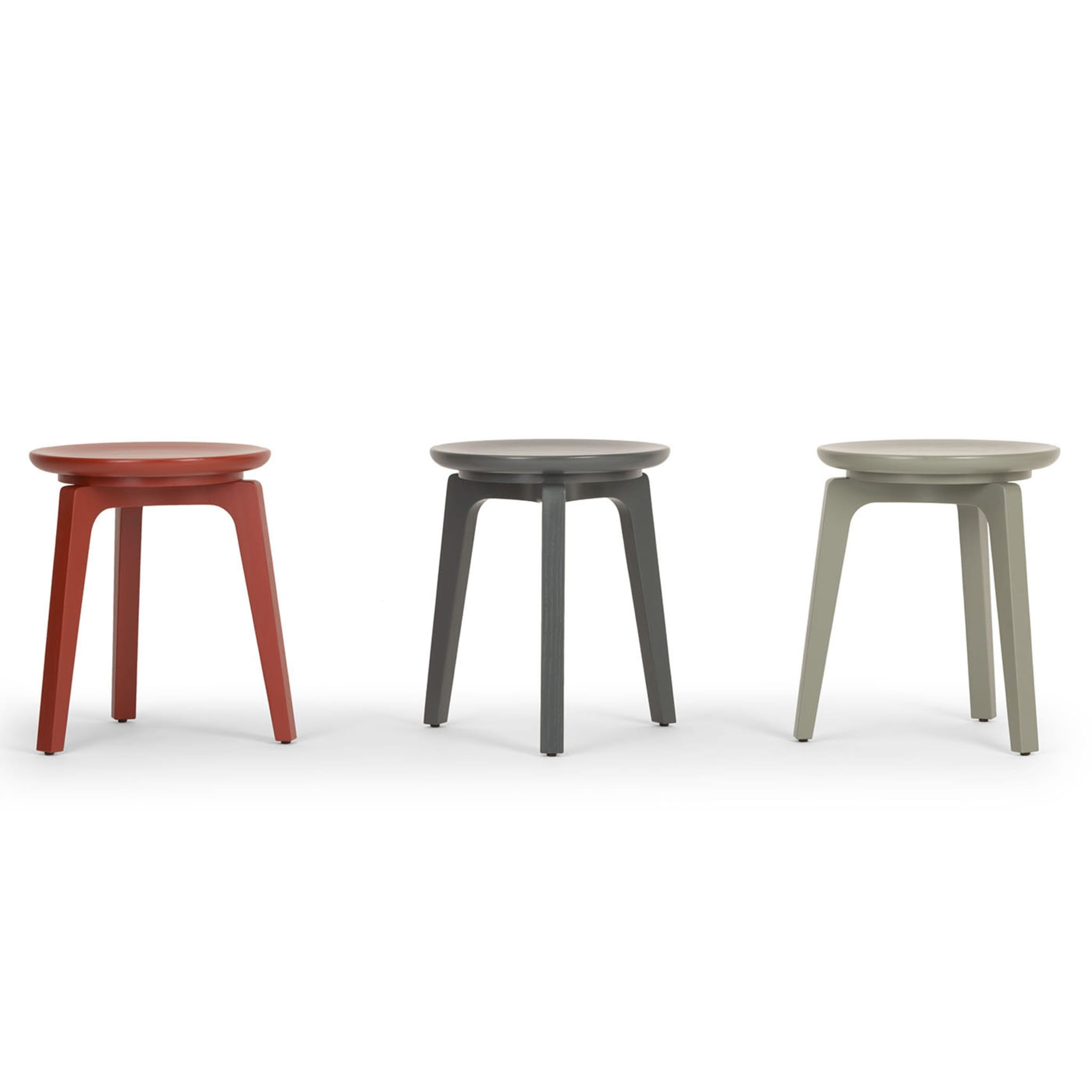 Tod Red Low Stool - Alternative view 1