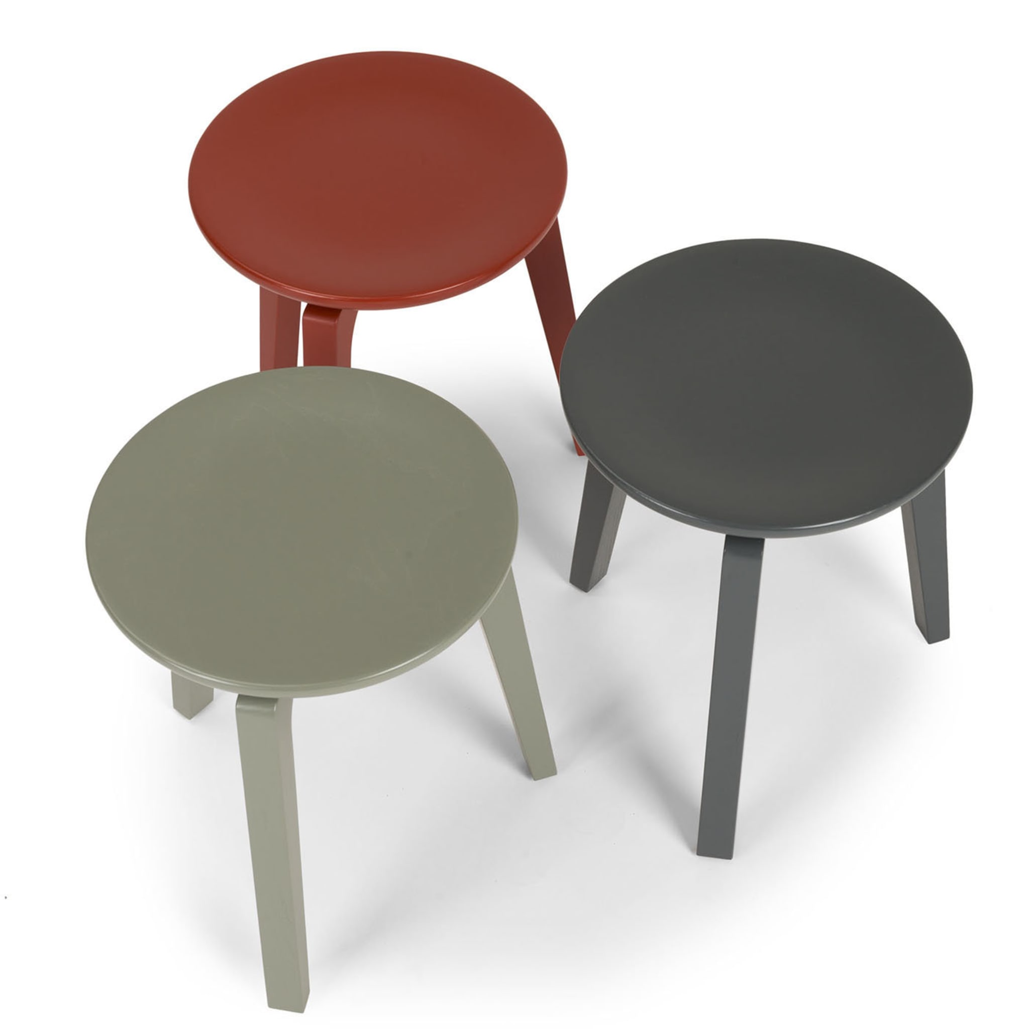 Tod Red Low Stool - Alternative view 2