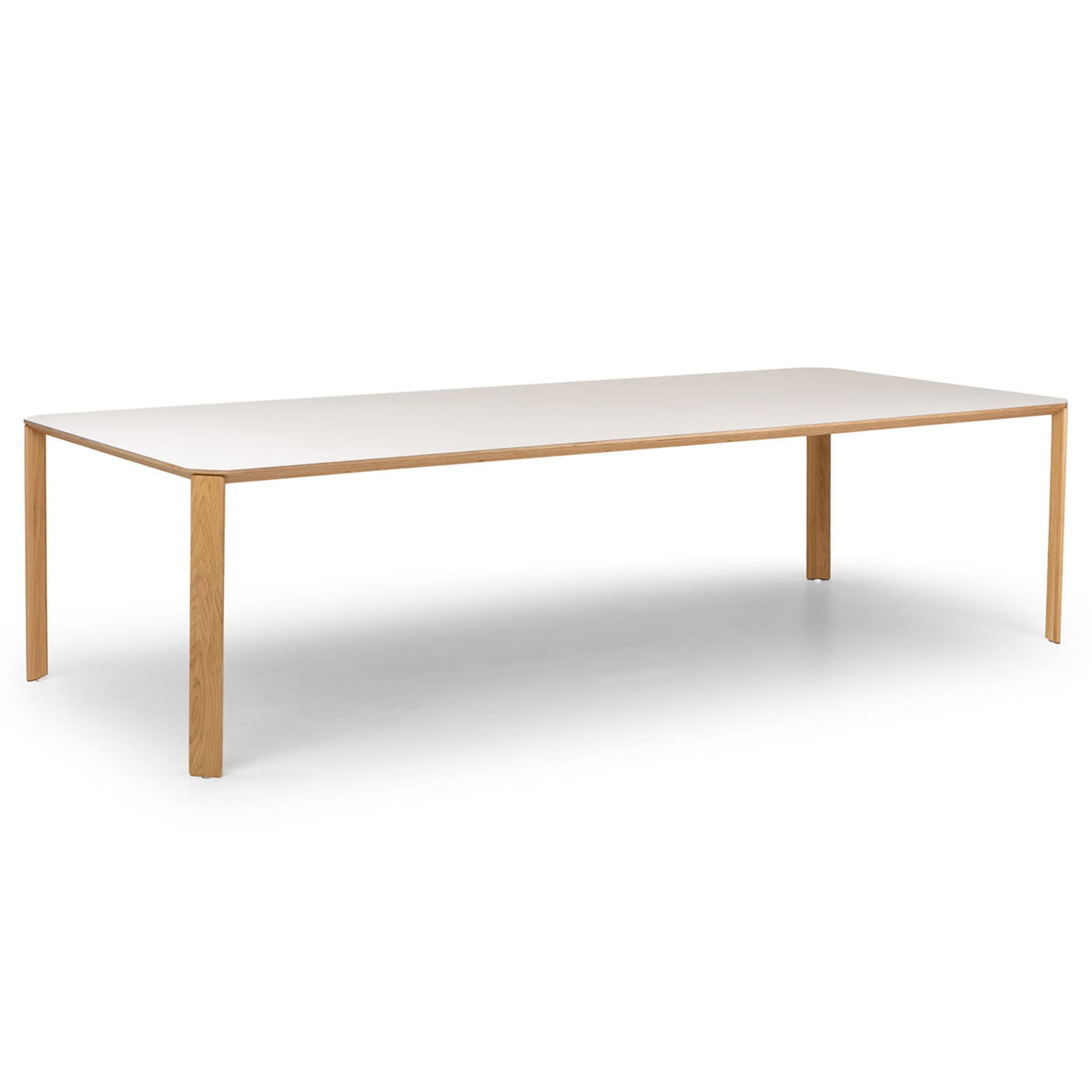 Ermete White Narrow XL Rectangular Table  - Alternative view 1