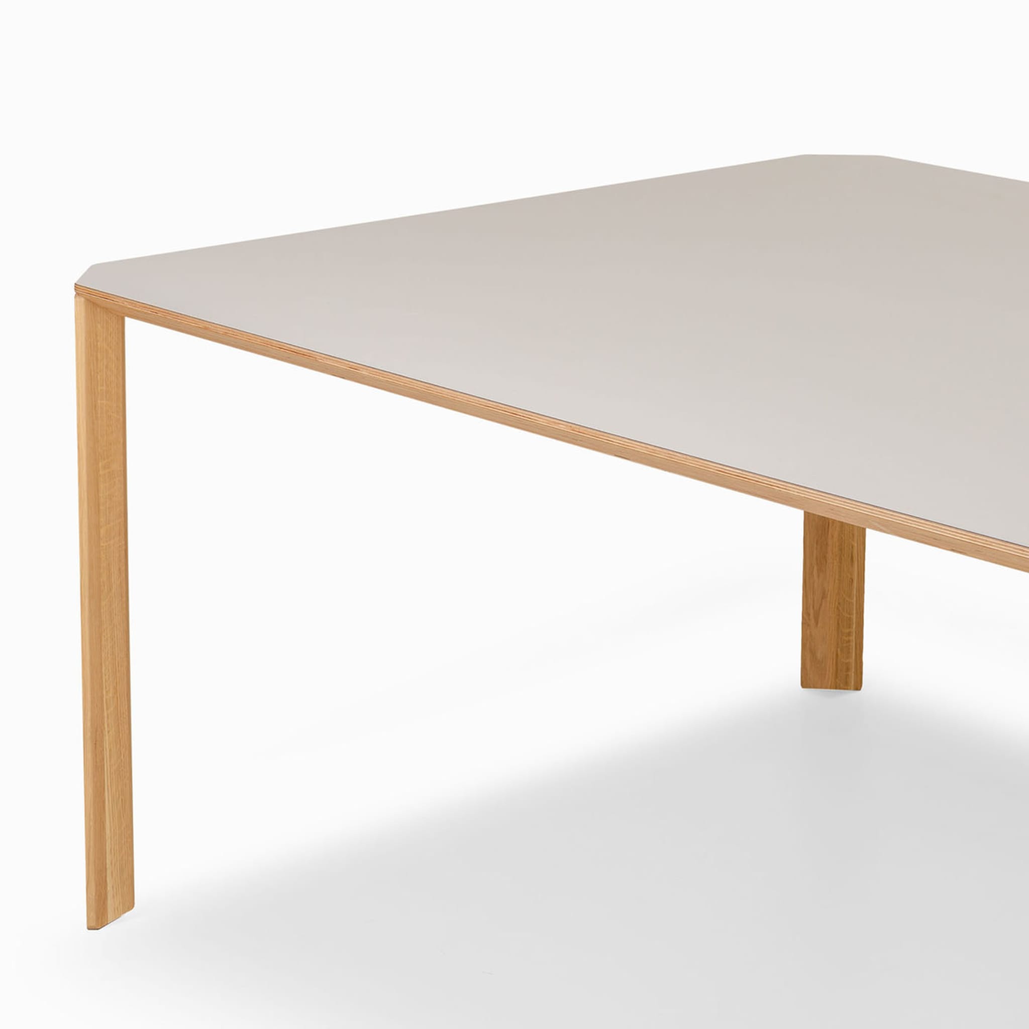 Ermete White Narrow XL Rectangular Table  - Alternative view 2