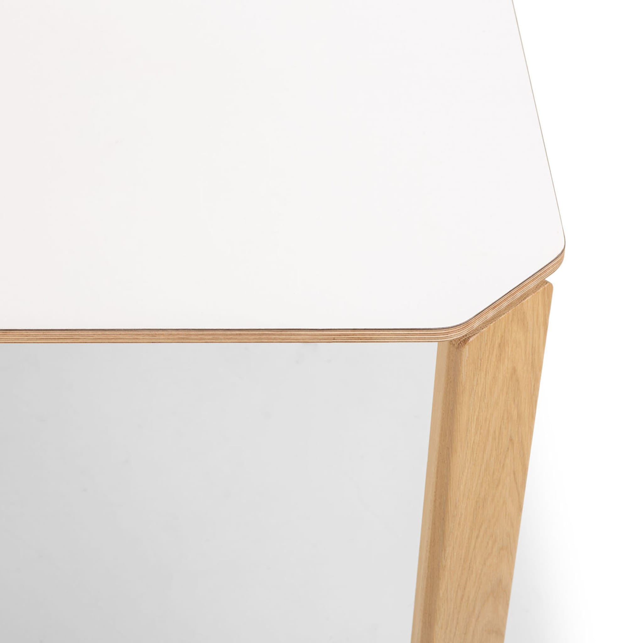 Ermete White Narrow XL Rectangular Table  - Alternative view 3