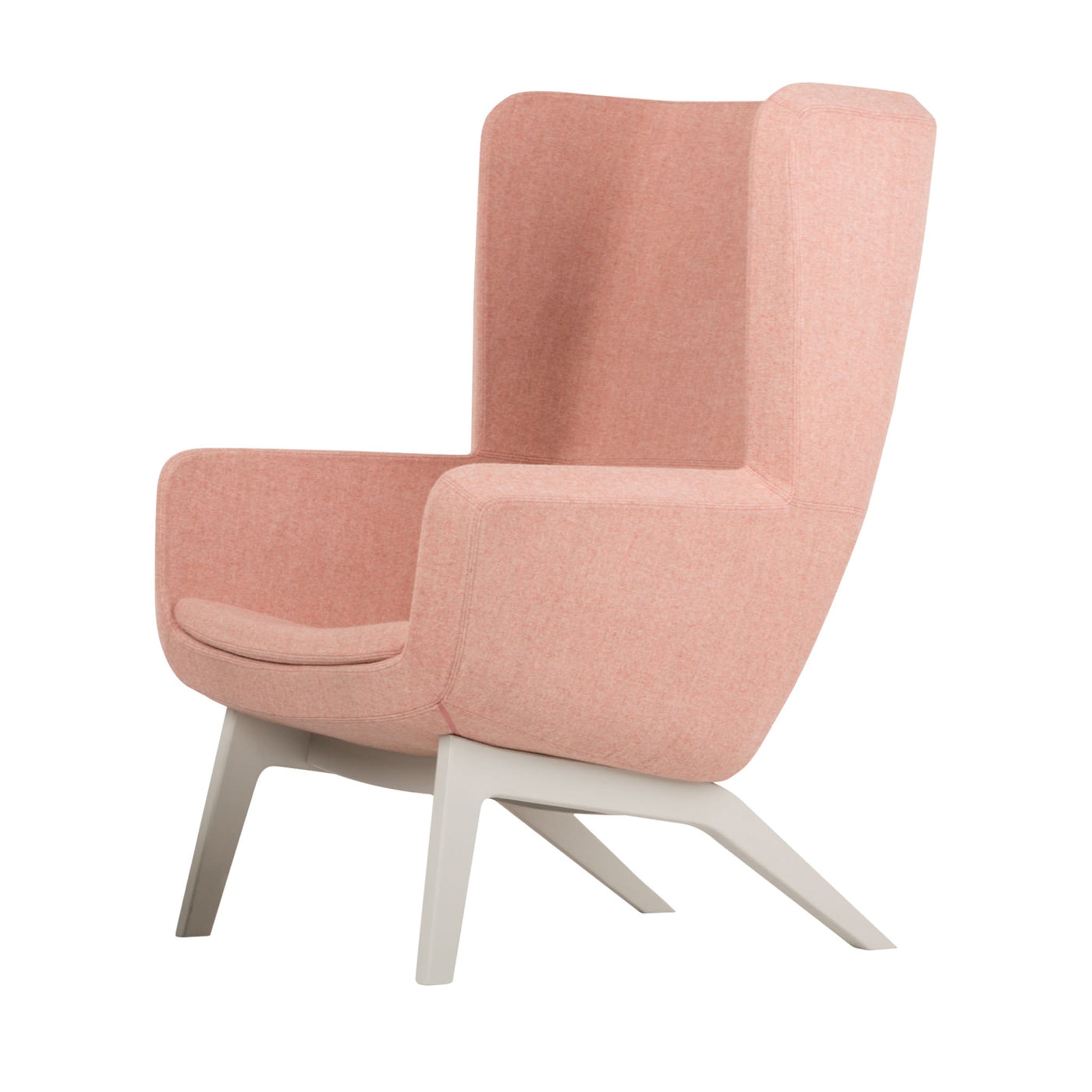 Arca Pink Lounge Armchair - Main view