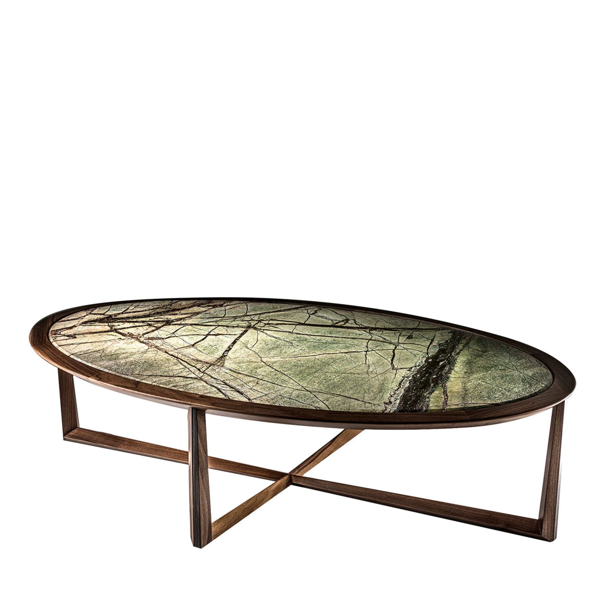 Triangolo Oval Coffee Table by Ivano Colombo - Main view