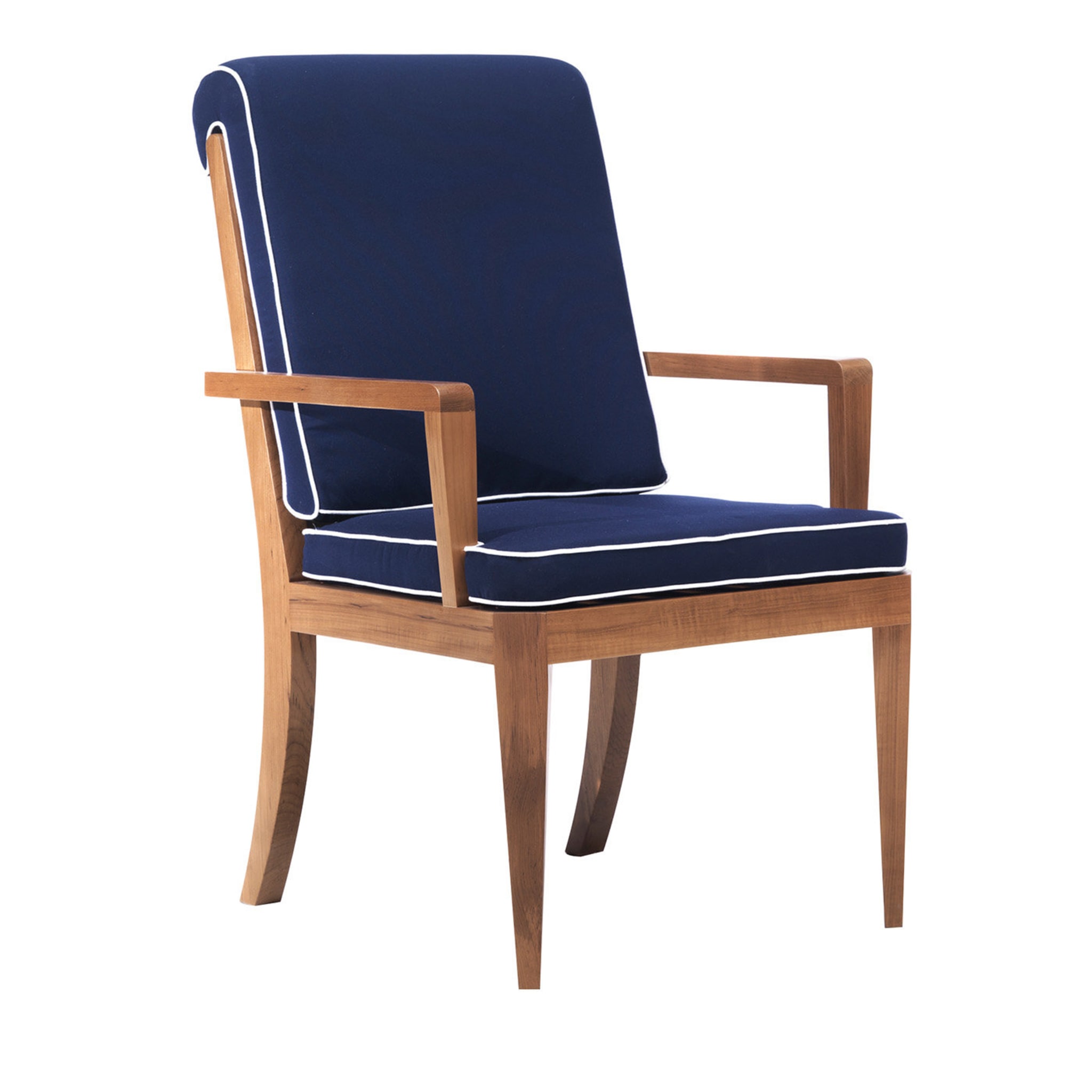 Teak Armchair by Simone Ciarmoli and Miguel Queda - Main view