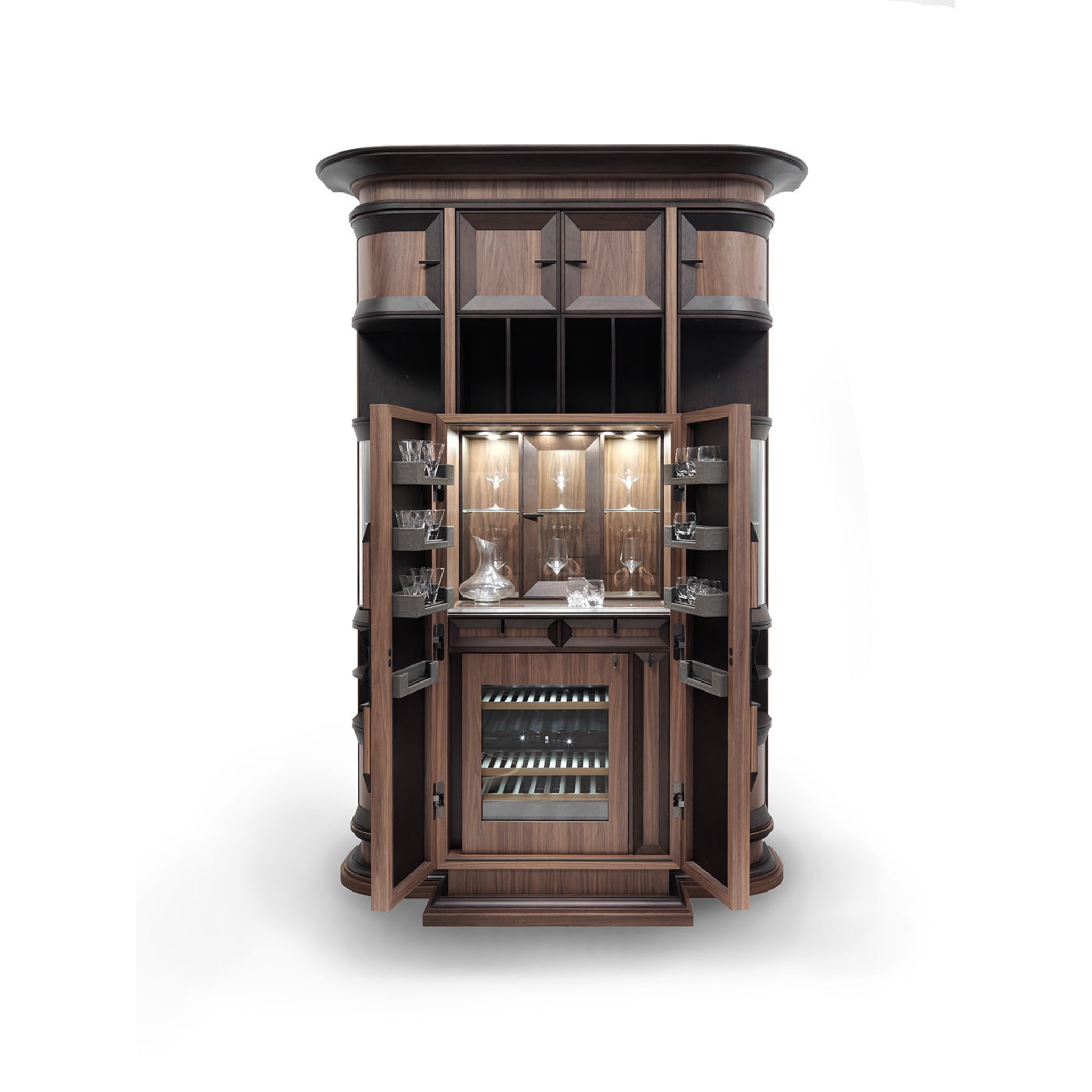 Bookcase with Bar Cabinet - Alternative view 2