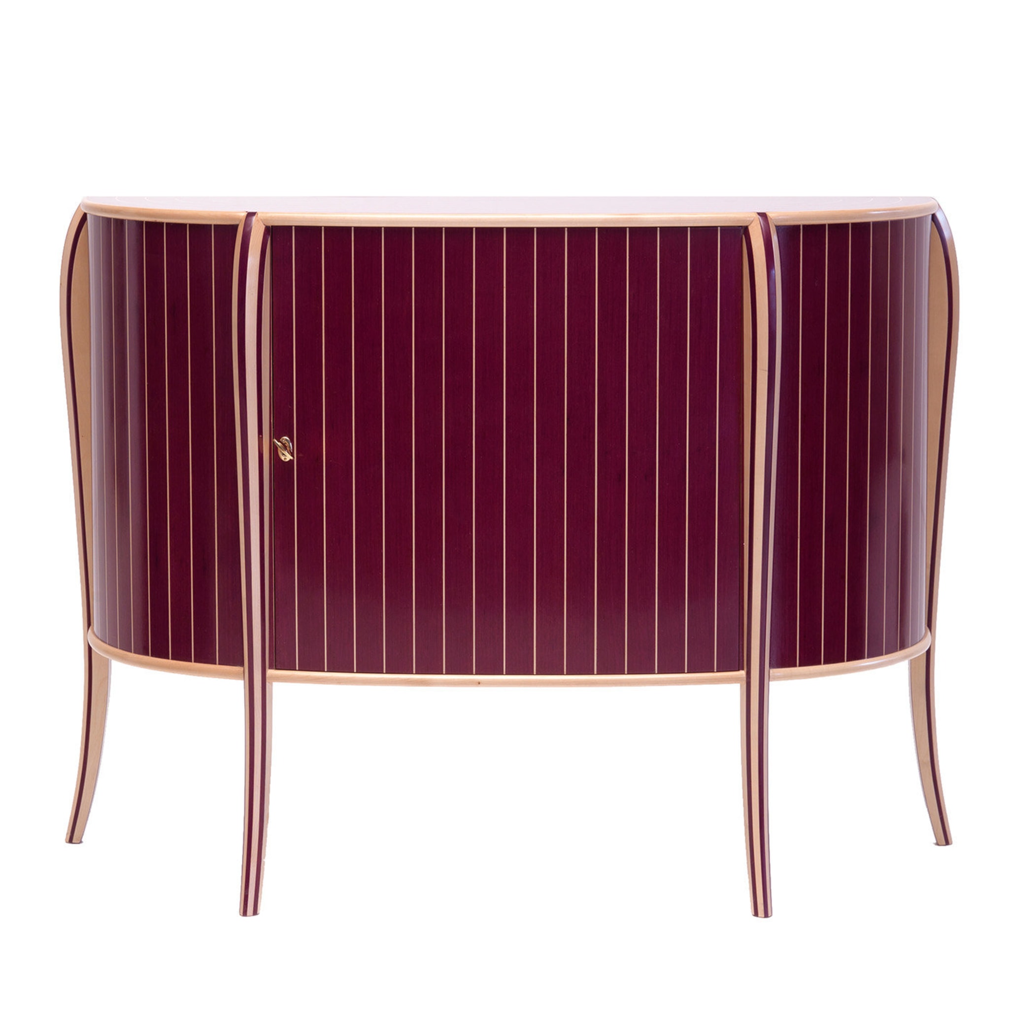 Maple and Purpleheart Marquetry Sideboard - Main view