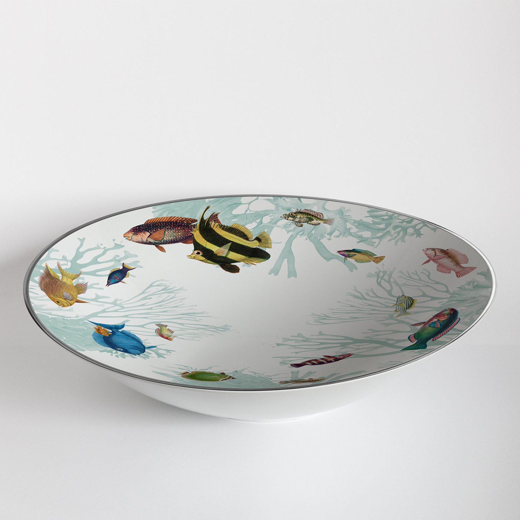 Amami Big Porcelain Bowl With Tropical Fish - Alternative view 1