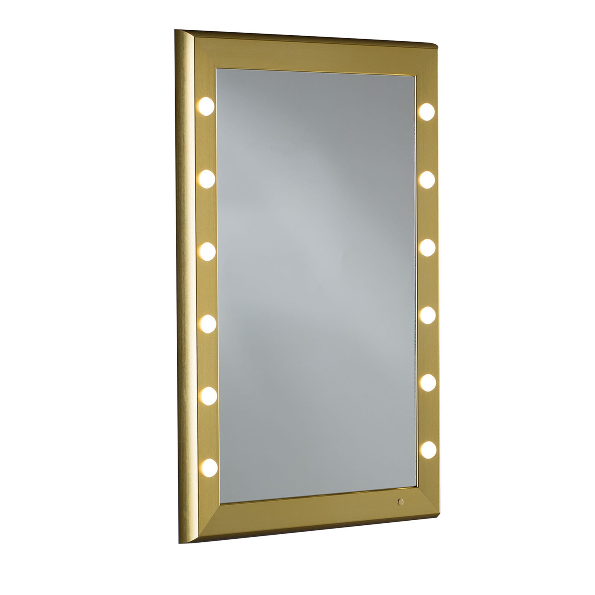 SP Gold Rectangular Lighted Wall Mirror - Main view
