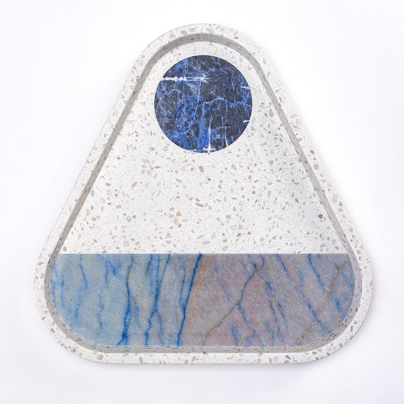 Blue Moon Triangular Plate - Manuel Coltri