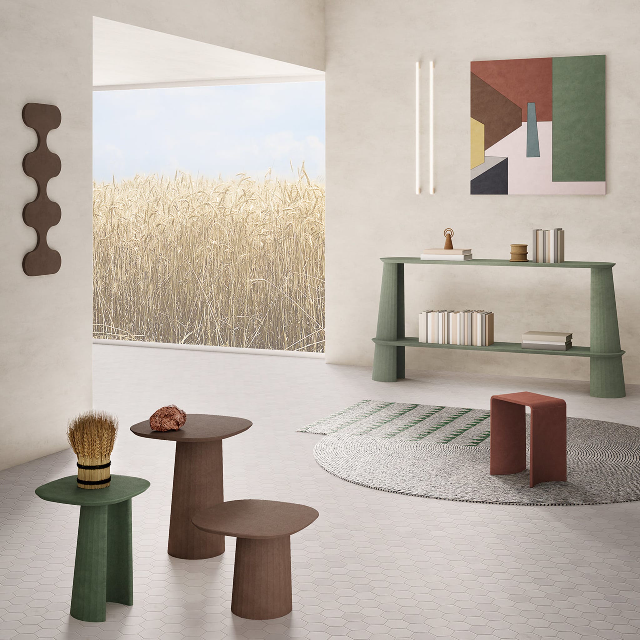 Domestic Concrete Landscape Moodboard III by Marialaura Rossiello Irvine - Alternative view 1