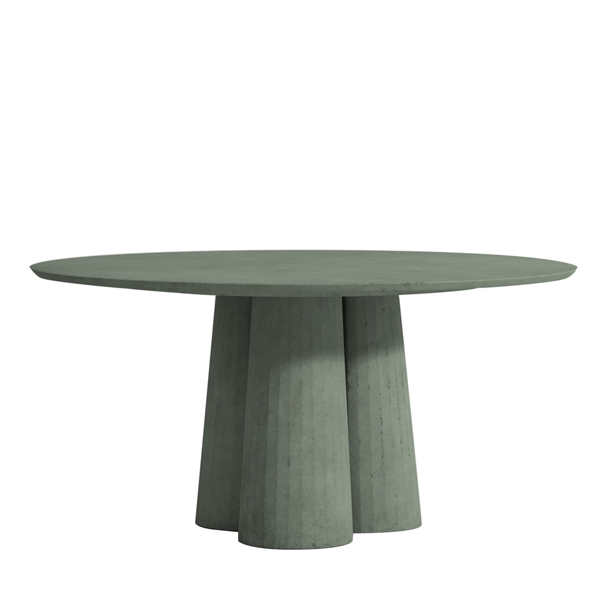 Fusto Fir Green Round Dining Table - Vue principale