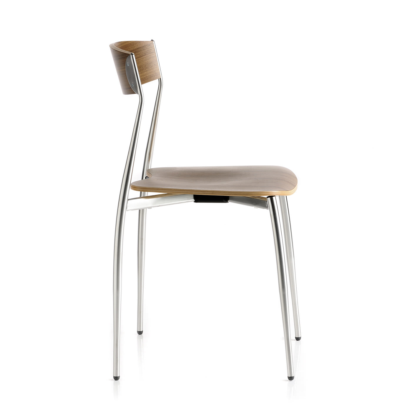 Baba Set of 2 Walnut Chairs by Sergio Mian - Altek Italia Design
