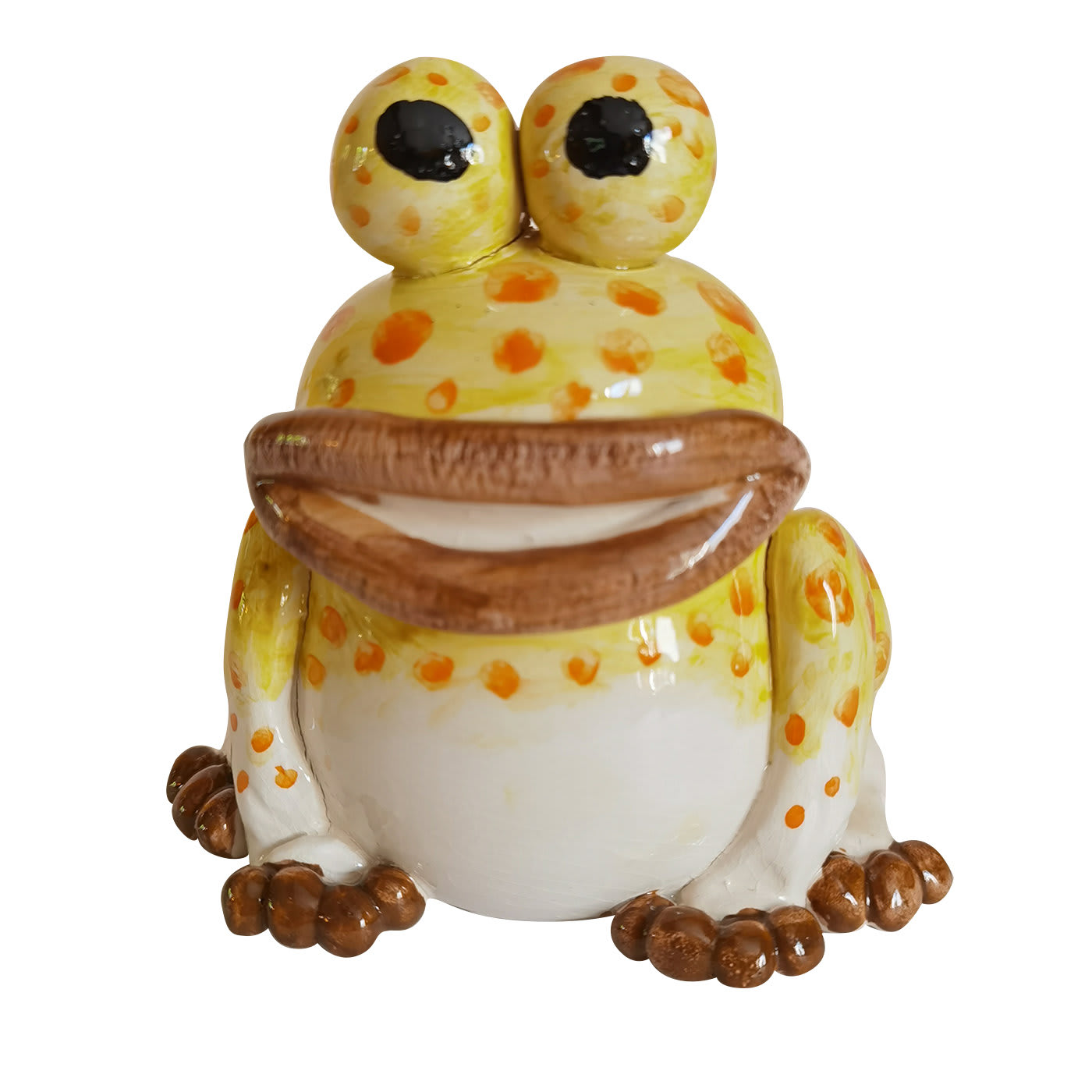 Yellow Frog Figurine  - Nicola Tomaselli