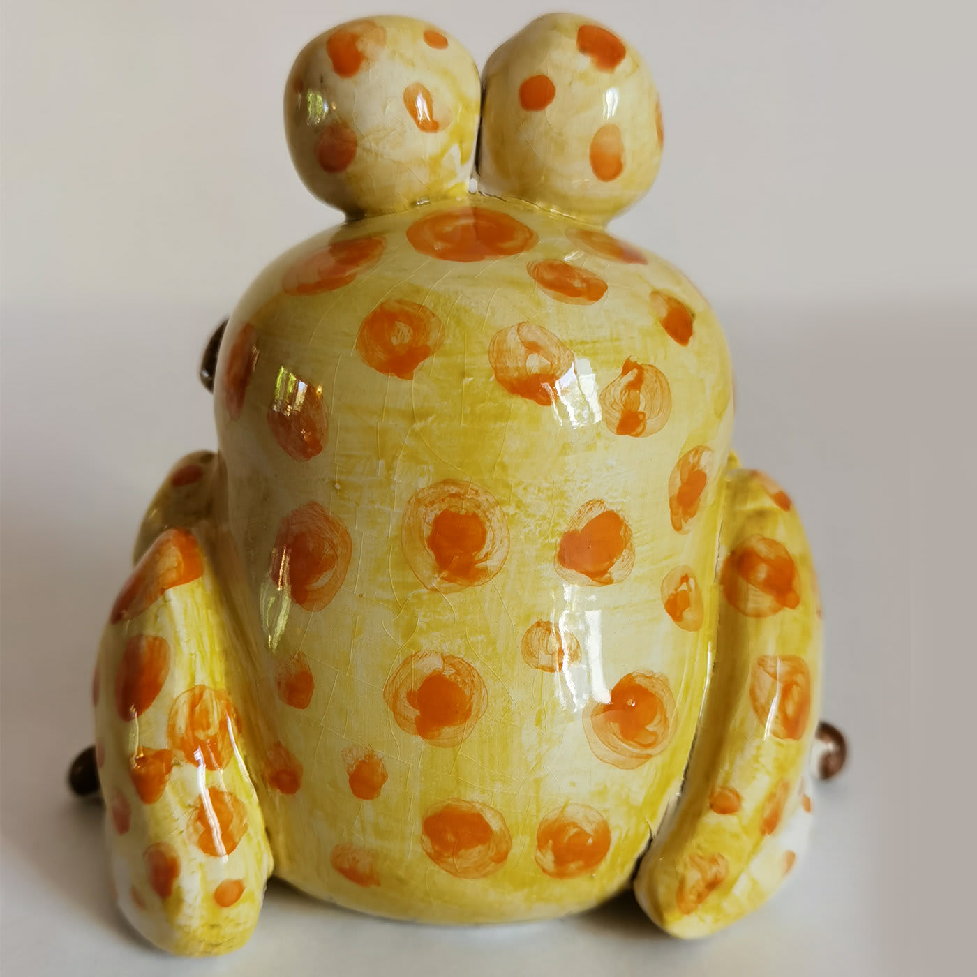 Yellow Frog Figurine  - Nicola Tomaselli