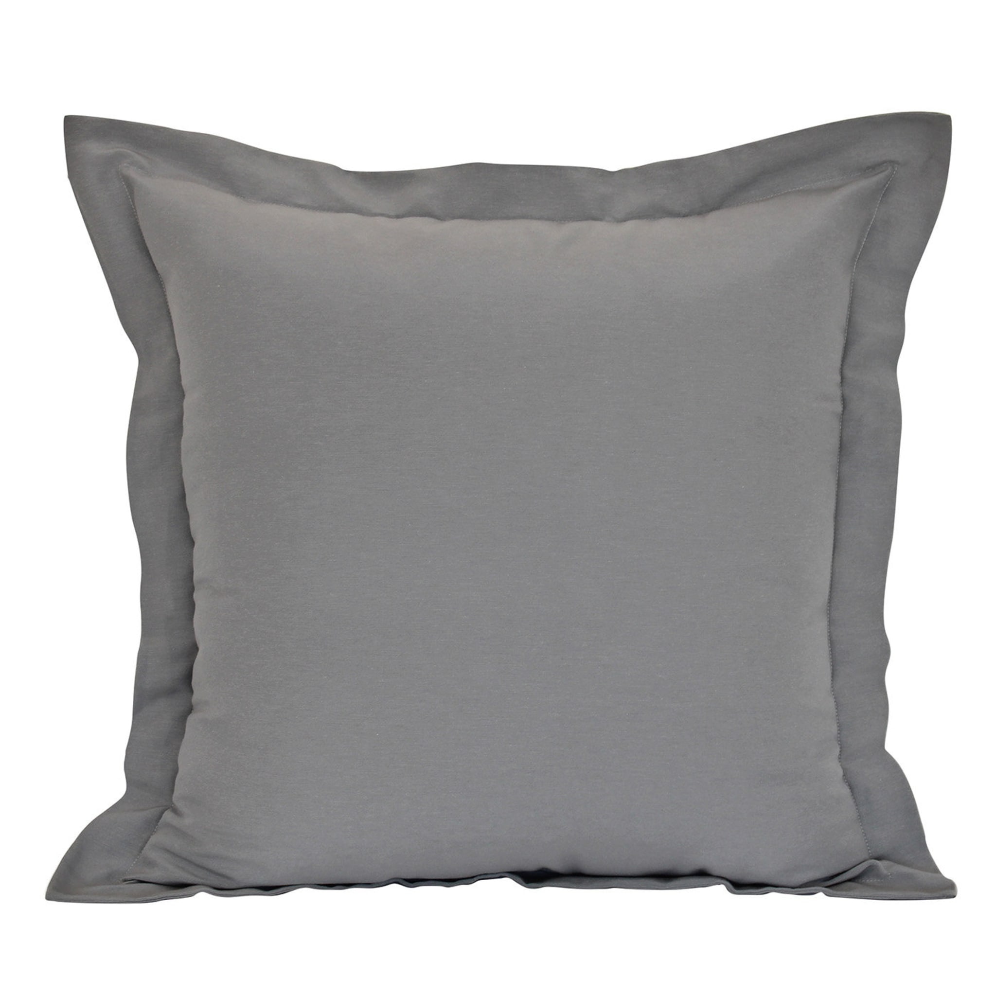 Set of 2 Large Gray Cushions - Main view