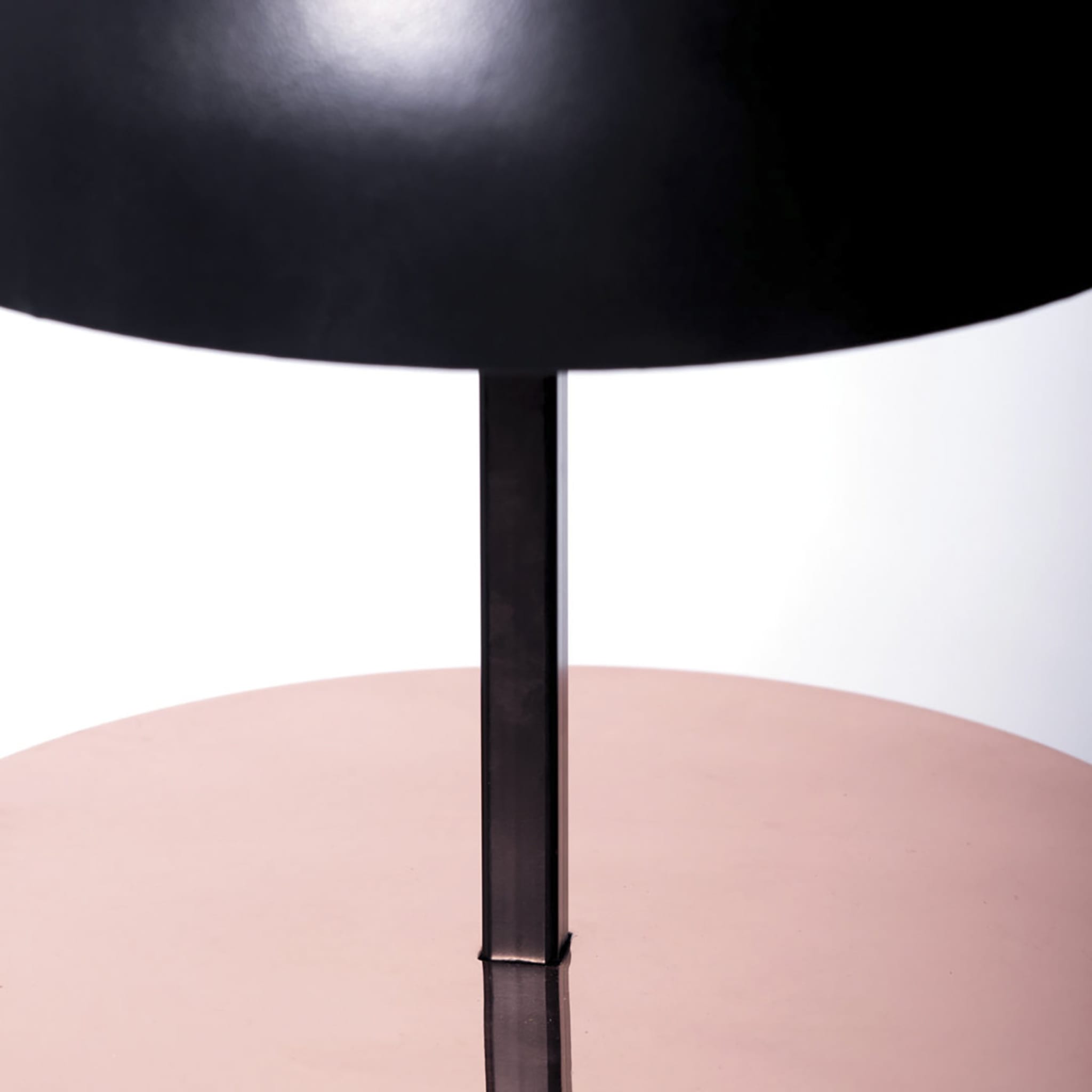 Marquina Marble and Copper Table Lamp - Alternative view 4