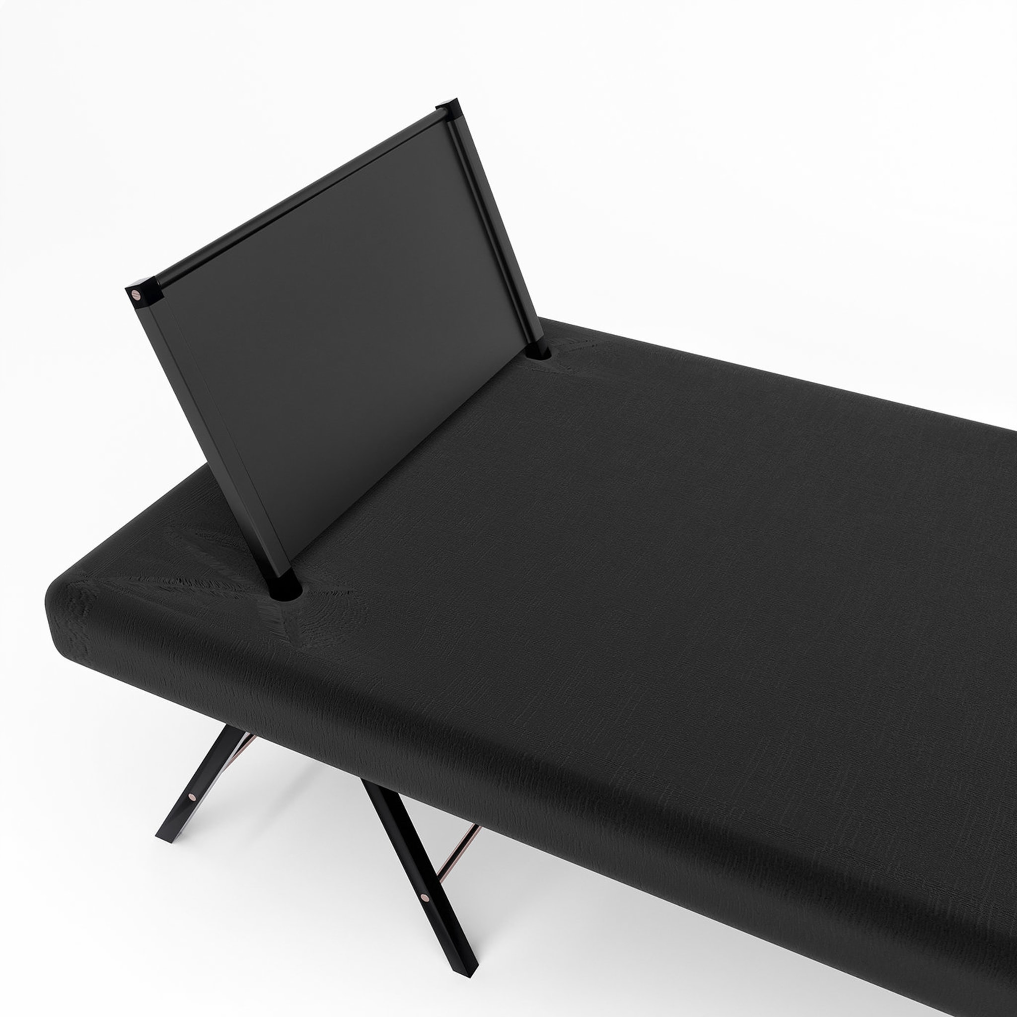Black Leather Daybed - Alternative view 1