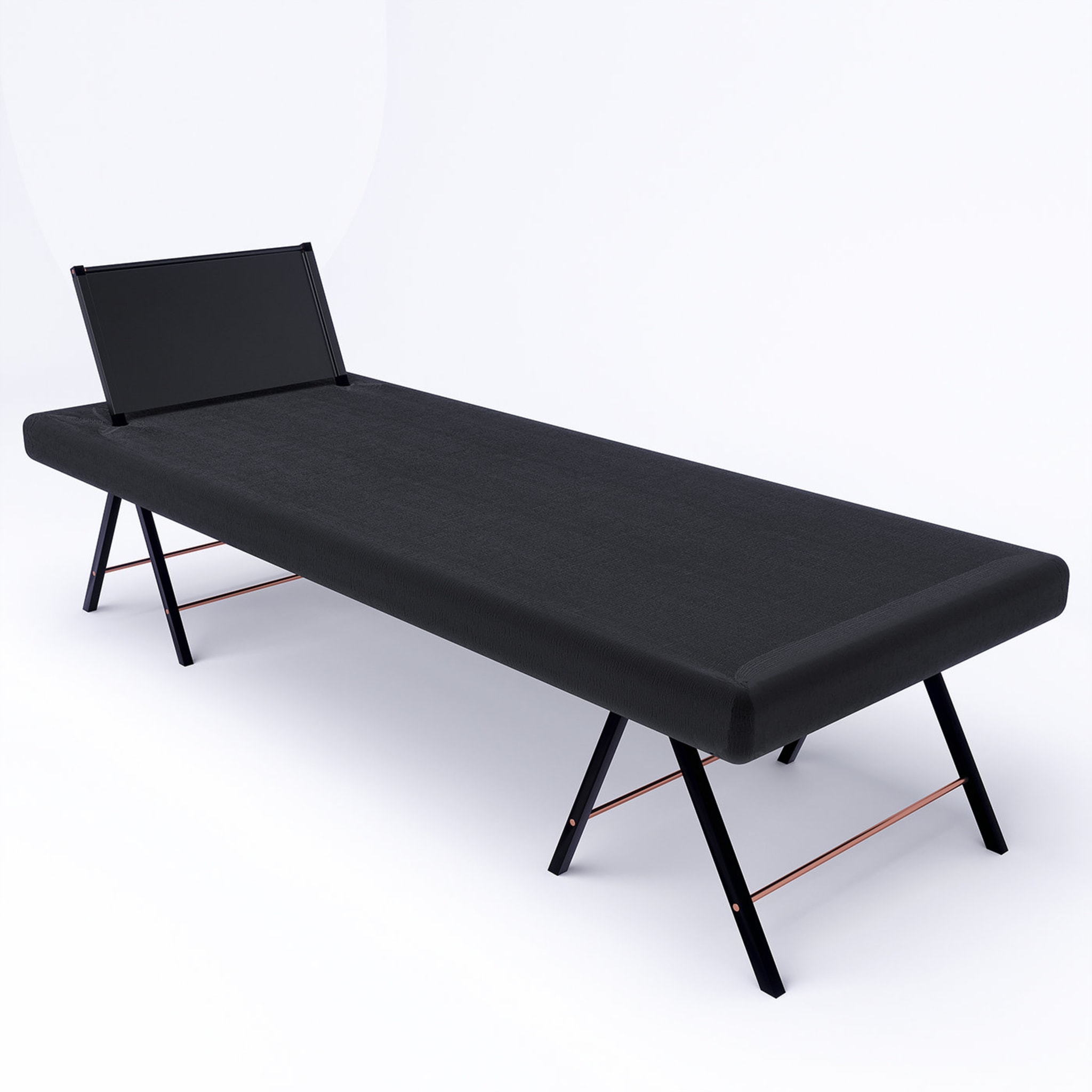 Black Leather Daybed - Alternative view 2