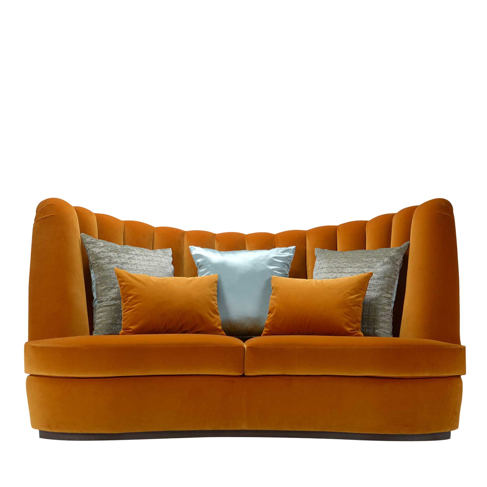 Thalia Saffron 3-Seater Sofa - Main view