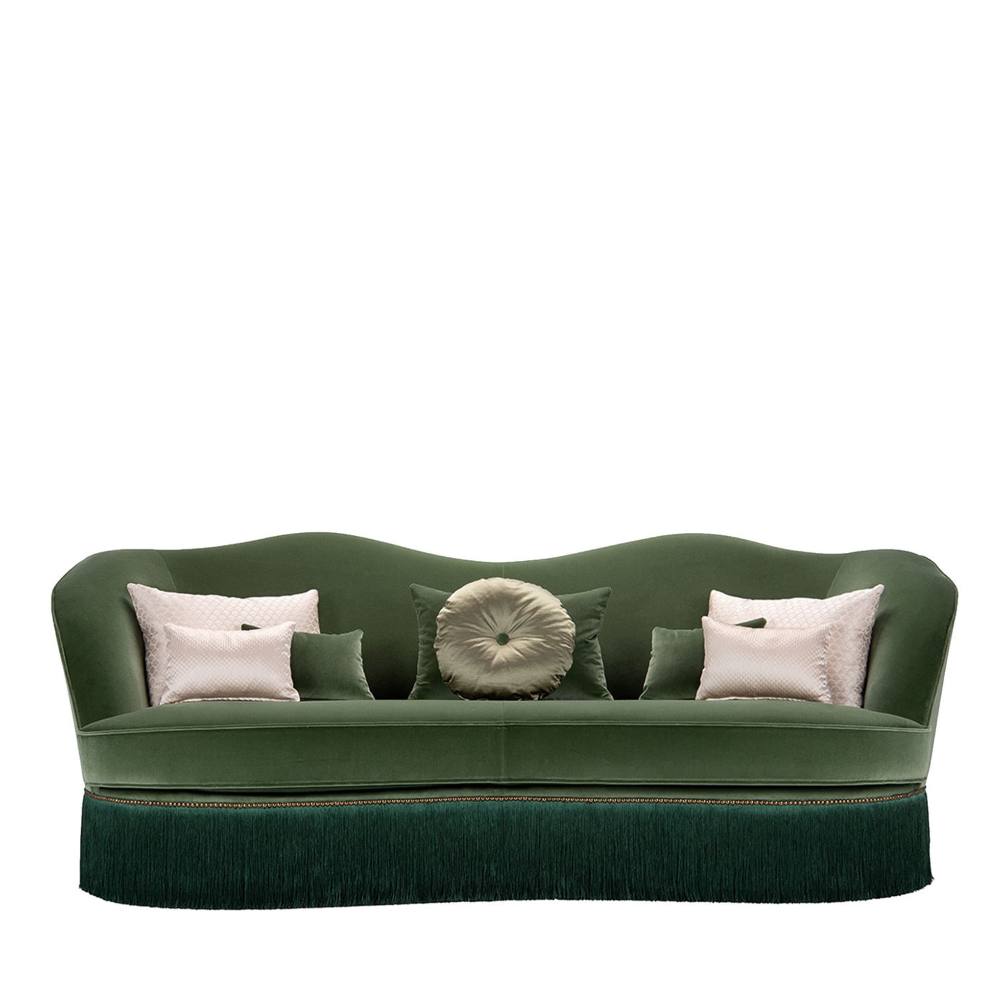 Dione Grün 3-Sitzer Sofa - Hauptansicht