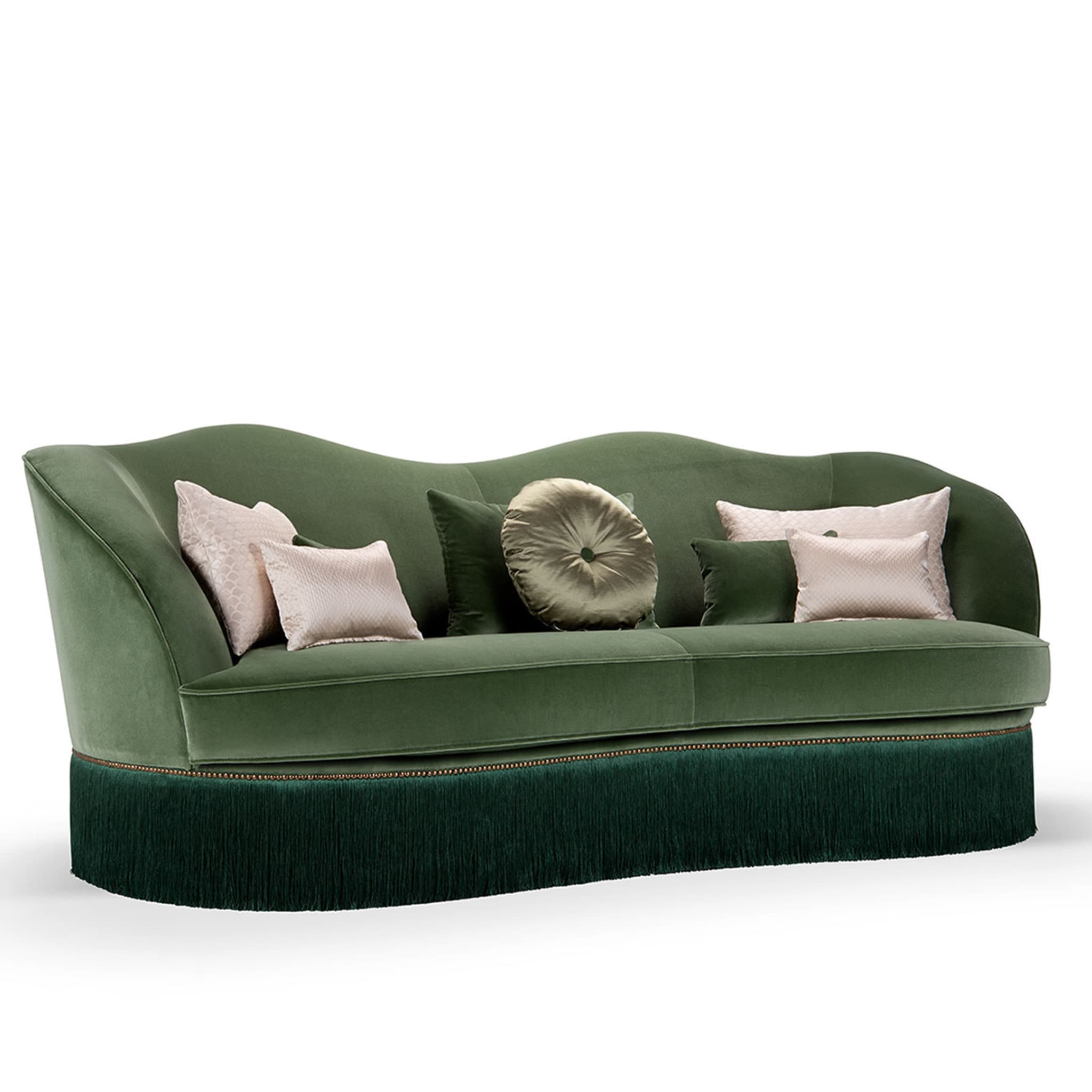 Dione Green 3-Seater Sofa - Alternative view 1