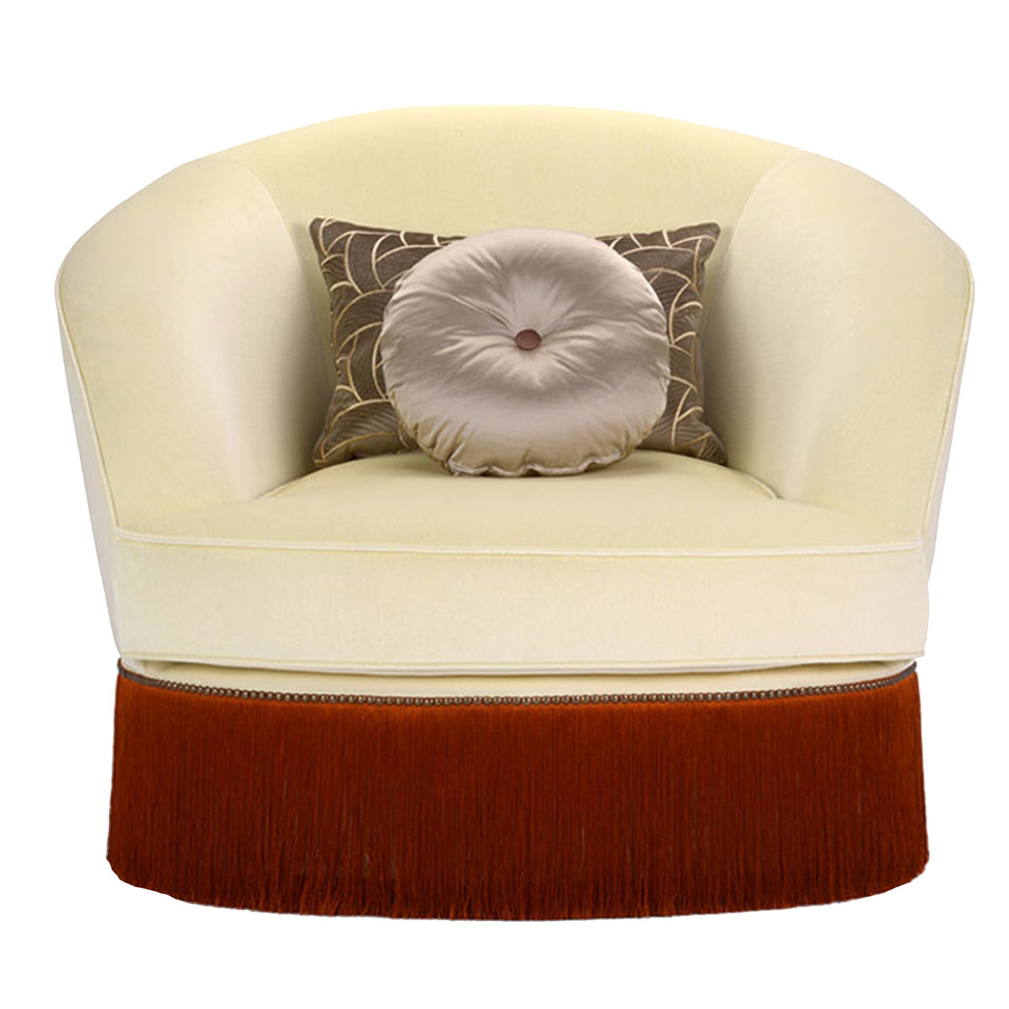 Dione Large White Armchair - Main view