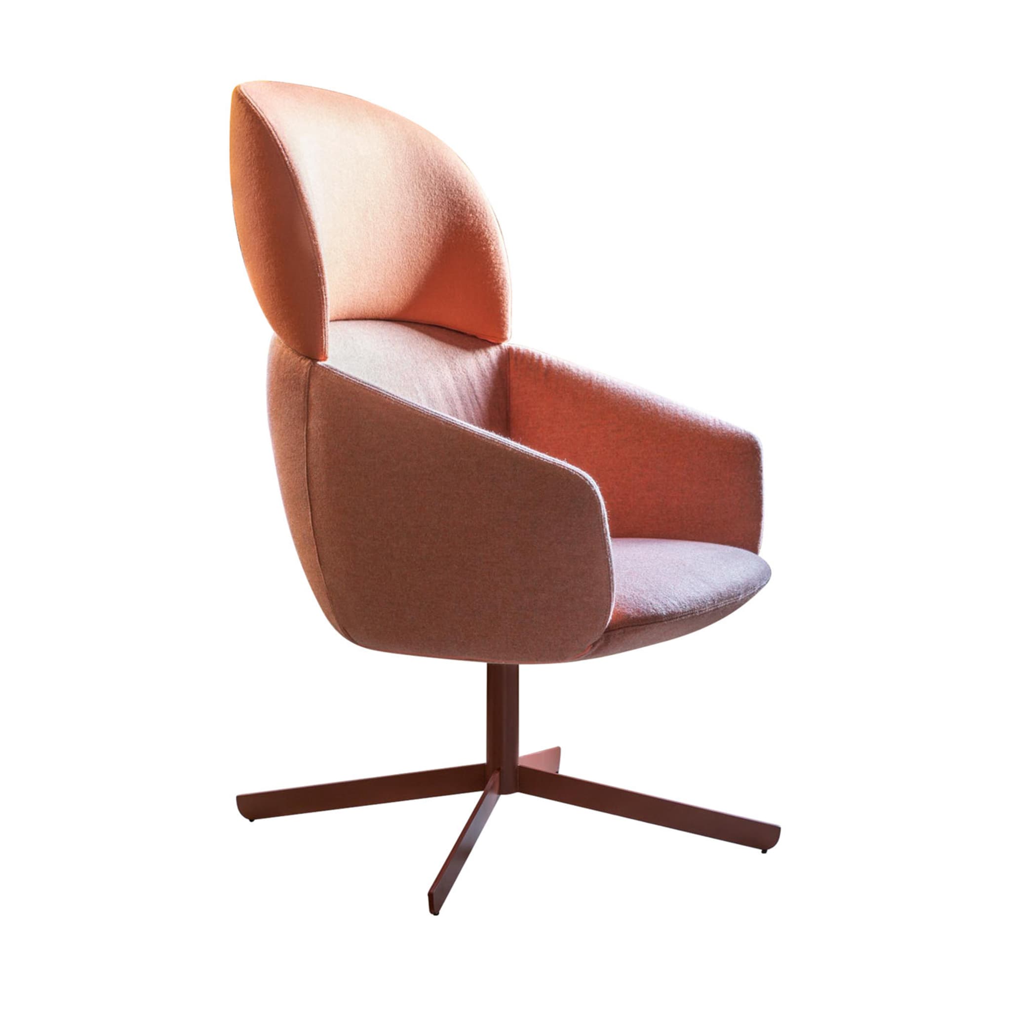 Not Pink Highback Lounge Armchair - Main view
