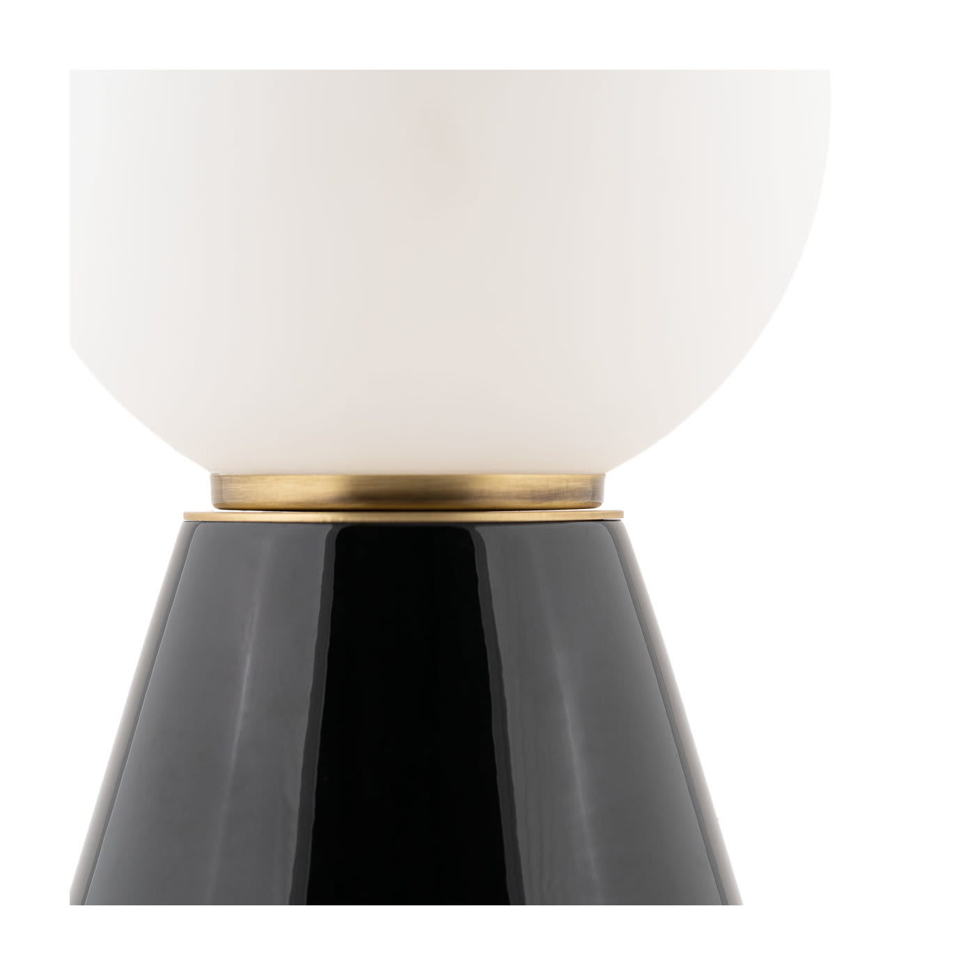 Palm Aquamarine and Black Floor Lamp - Marioni