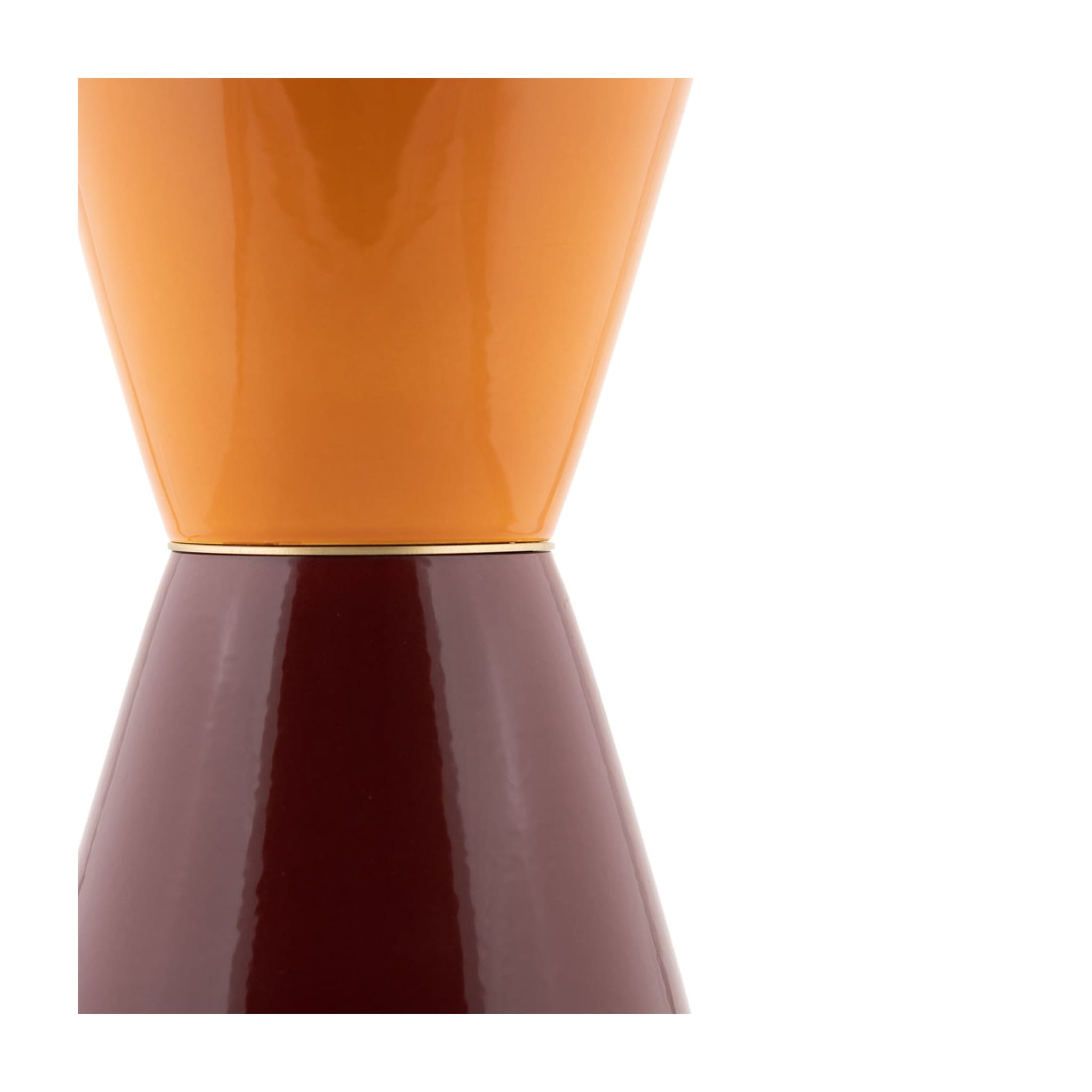 Palm Medium Burgundy and Orange Table Lamp - Alternative view 2