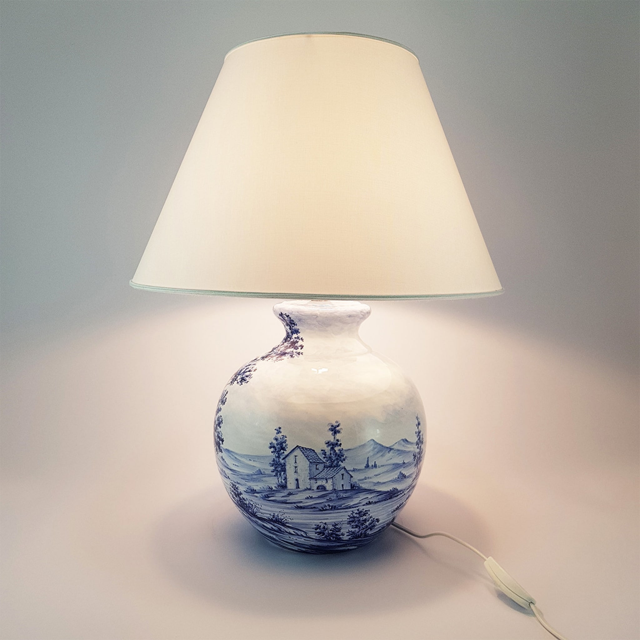 Blue Landscape Table Lamp - Alternative view 1