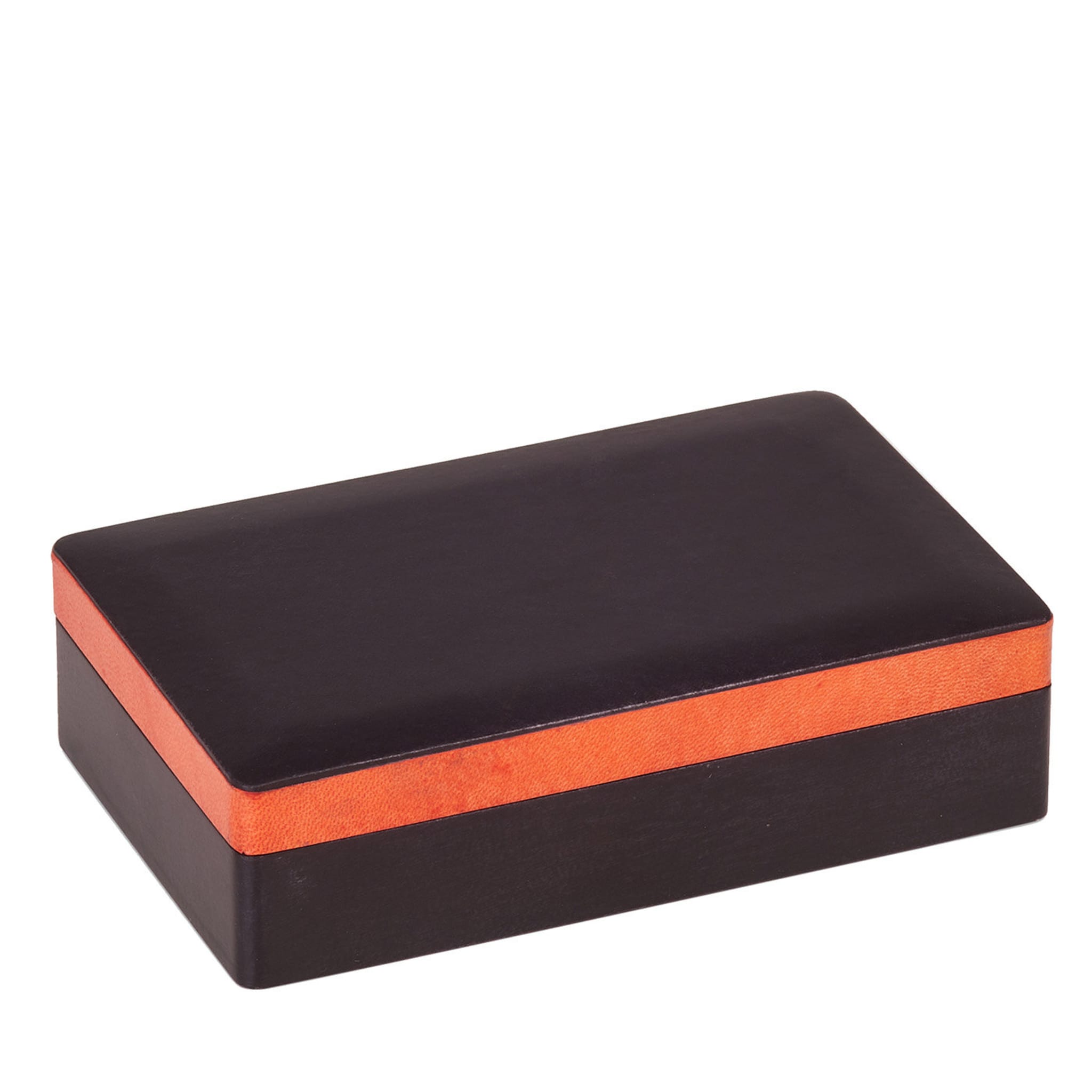 Caja rectangular negra - Vista principal