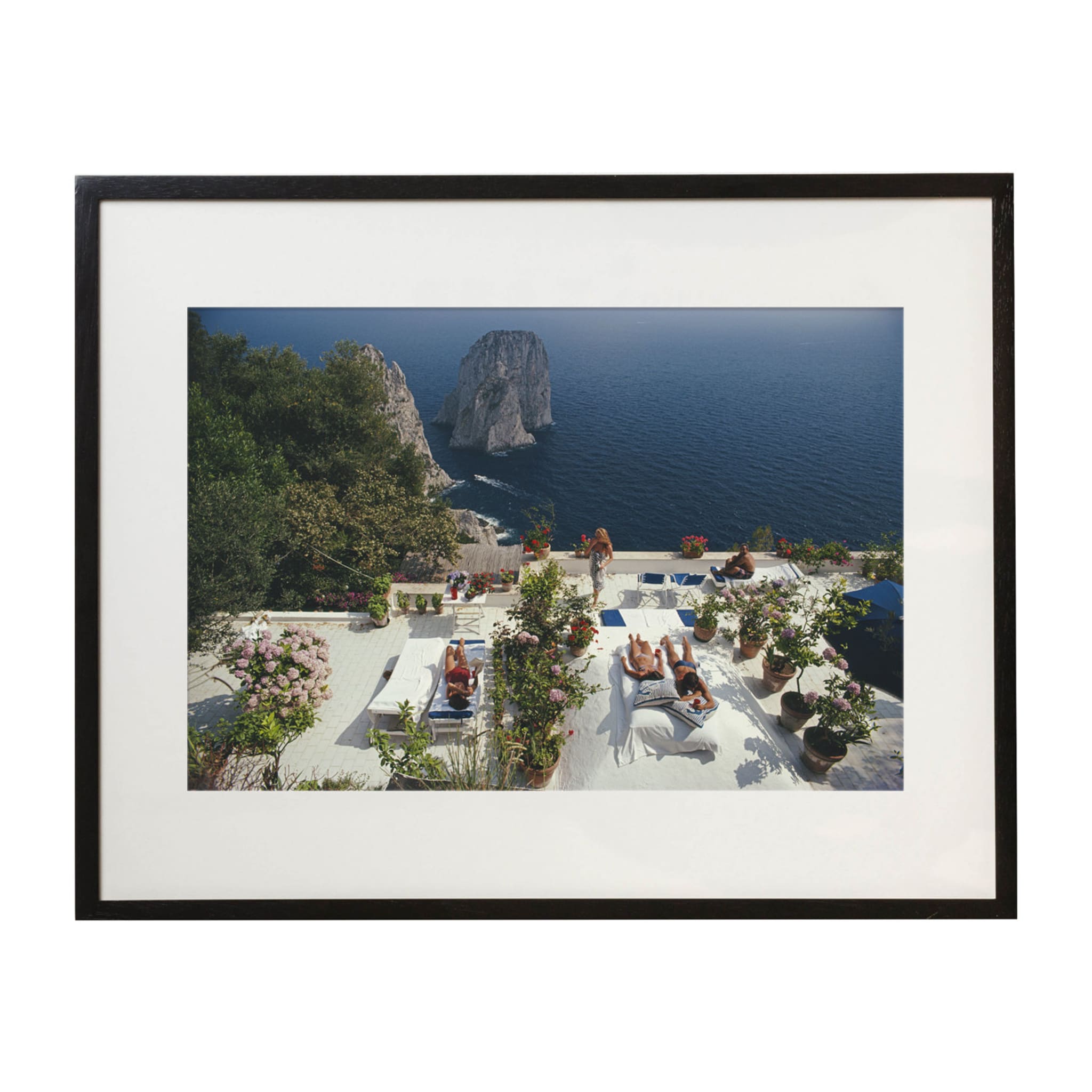 Il Canille Framed Print by Slim Aarons - Main view