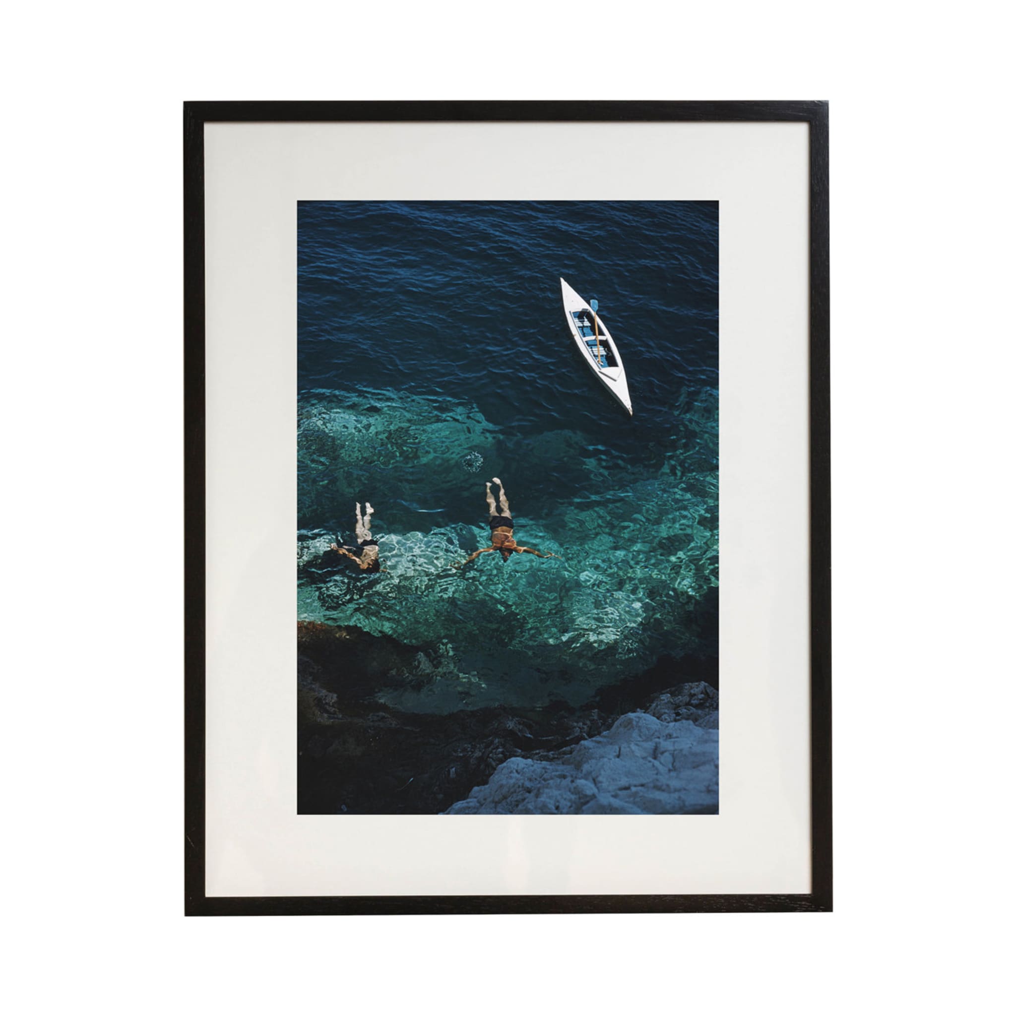 Capri Holiday Framed Print by Slim Aarons - Main view