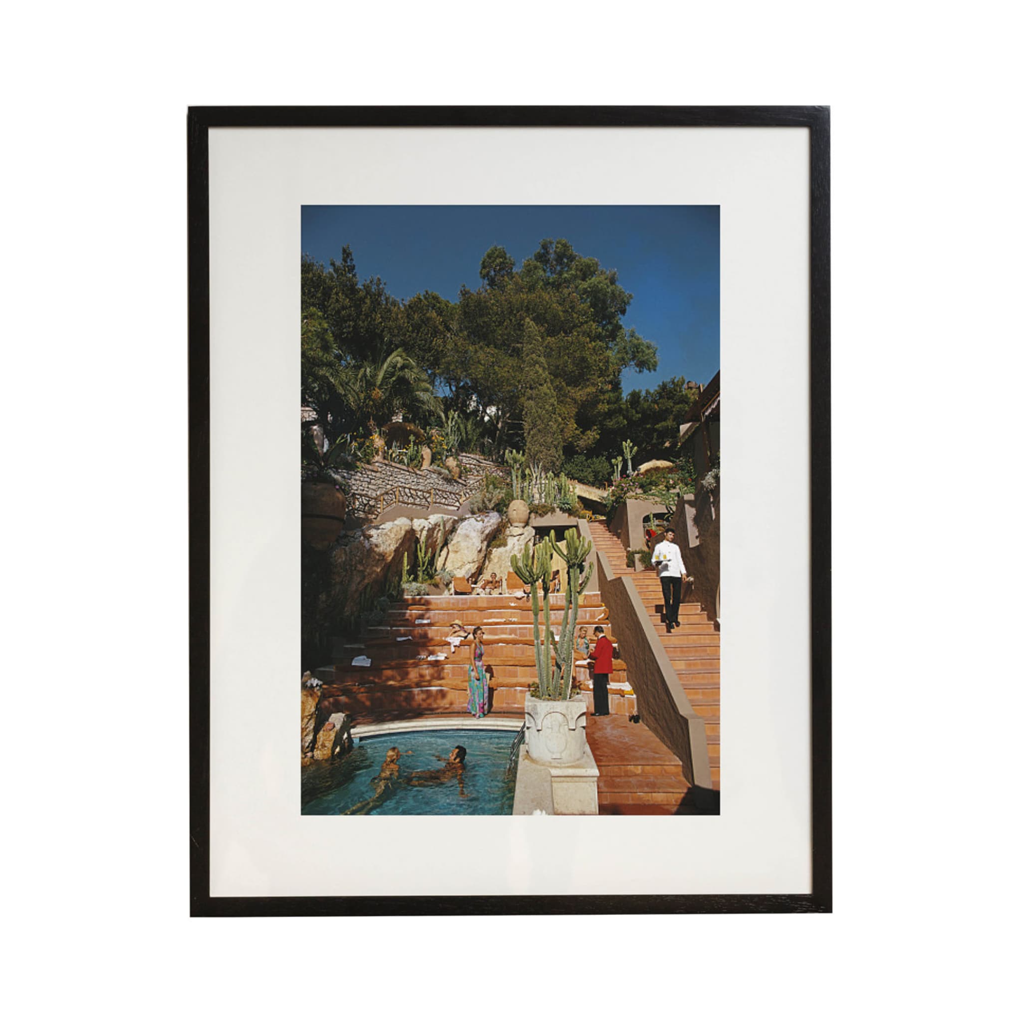 Hotel Punta Tragara Framed Print by Slim Aarons - Main view
