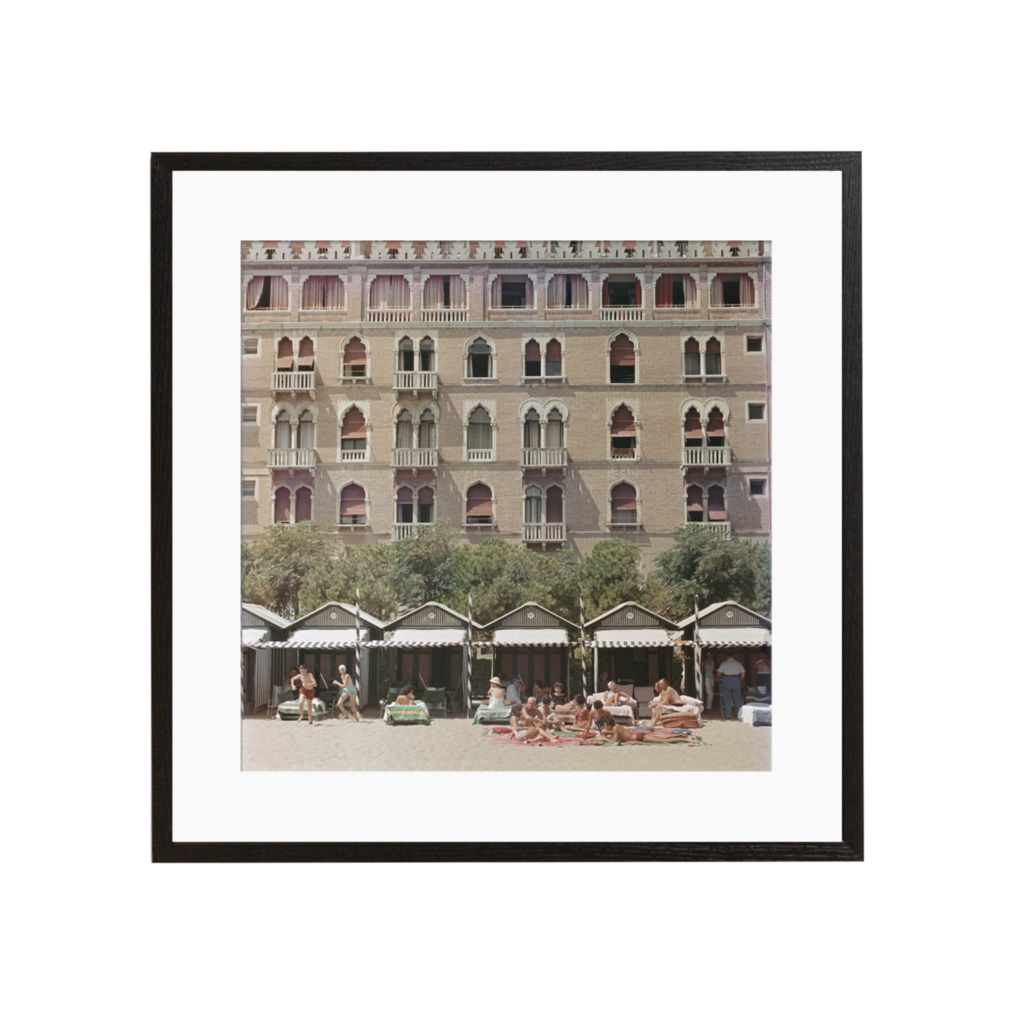 Hotel Excelsior Framed Print by Slim Aarons - Main view