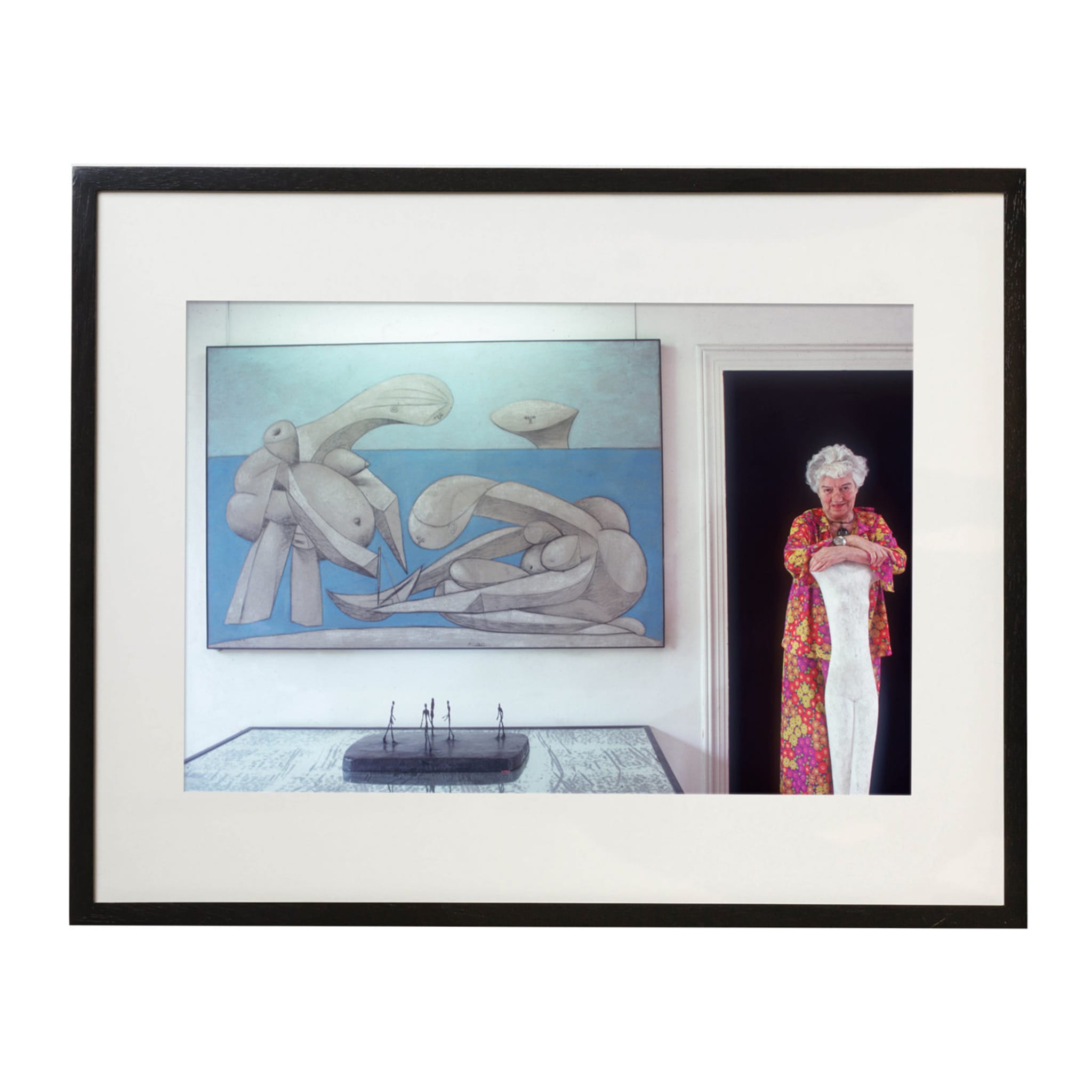 Peggy Guggenheim Framed Print by Slim Aarons - Main view