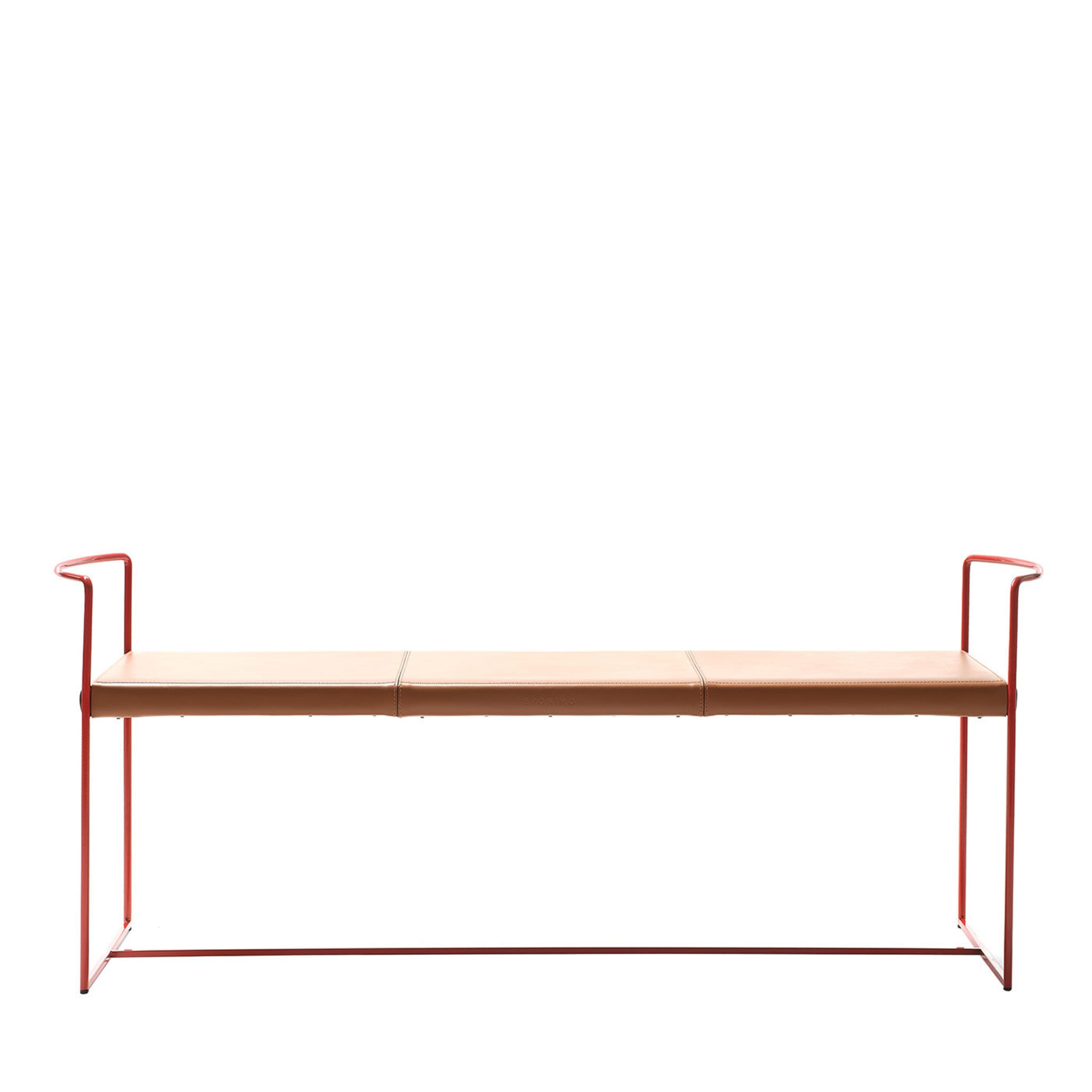 New Outline Red Bench by Alberto Colzani - Main view