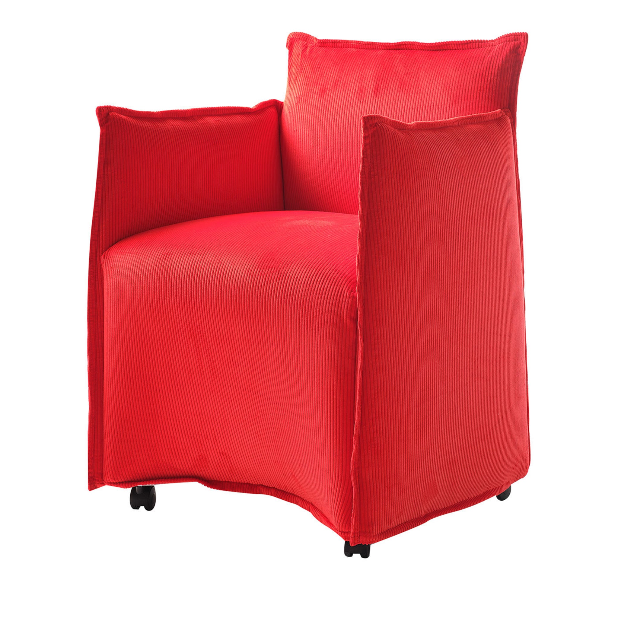 Medven Red Armchair by Alberto Colzani - Main view