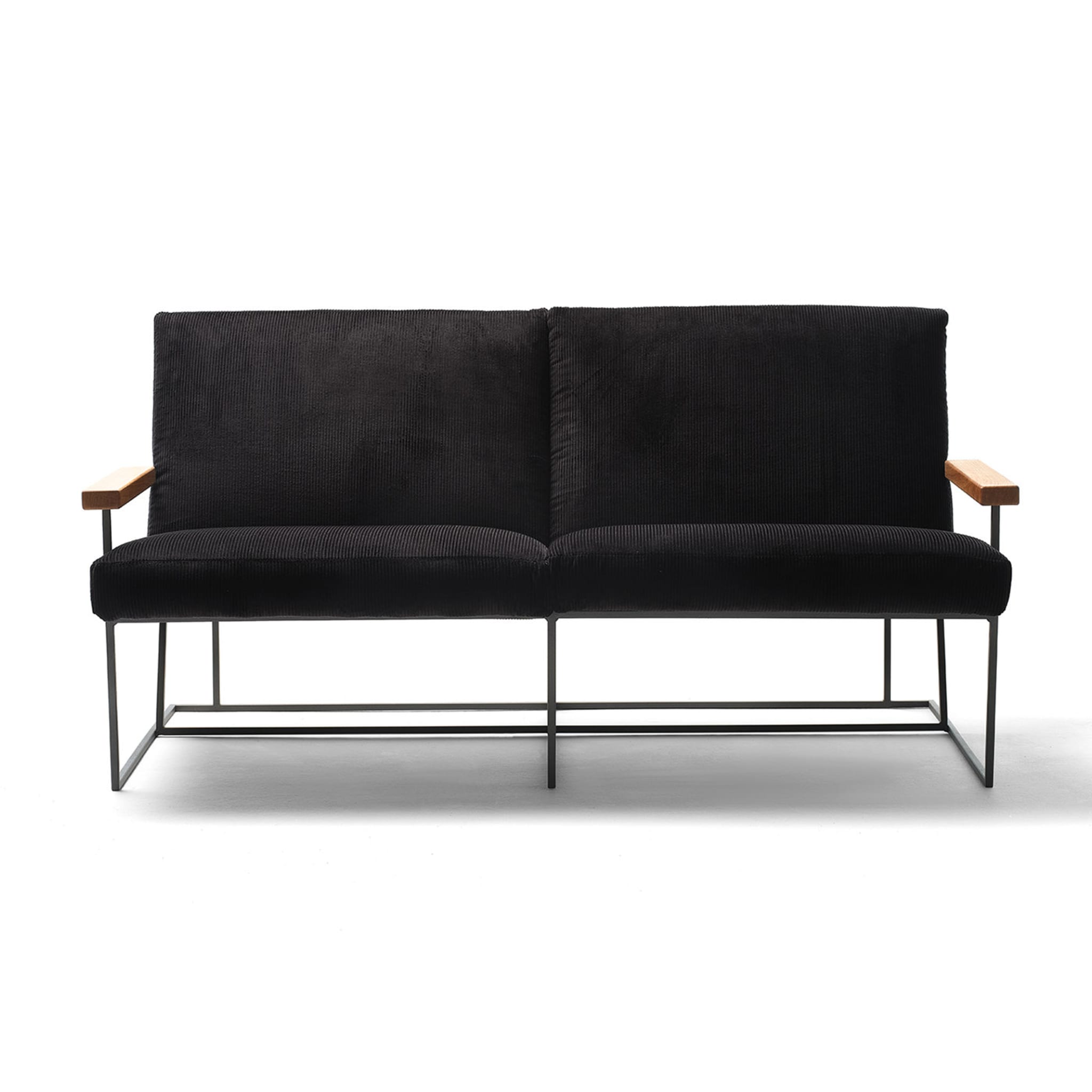 Gotham Schwarzes 2-sitzer sofa von Federico Carandini - Alternative Ansicht 1