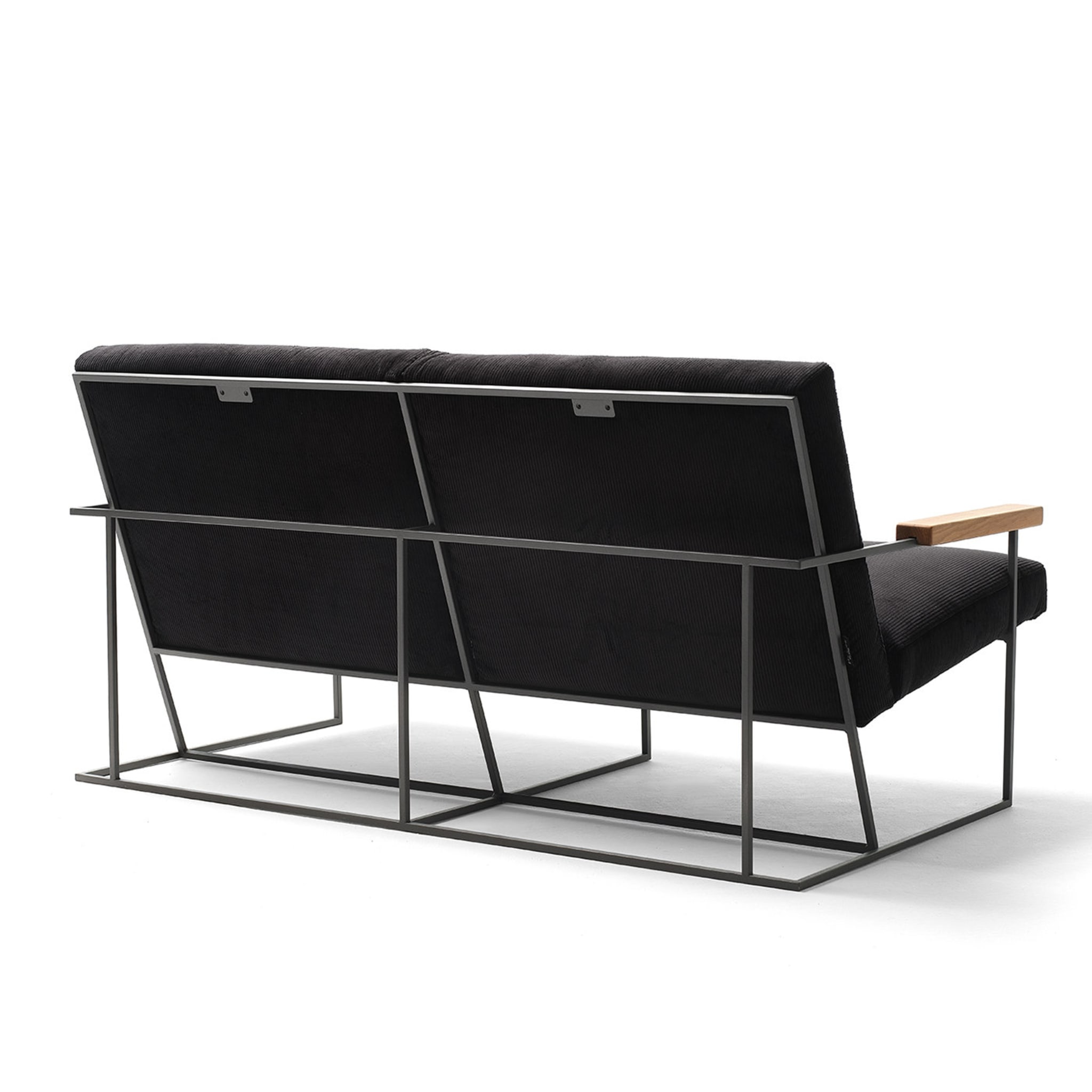 Gotham Black 2- Seater Sofa by Federico Carandini - Alternative view 2
