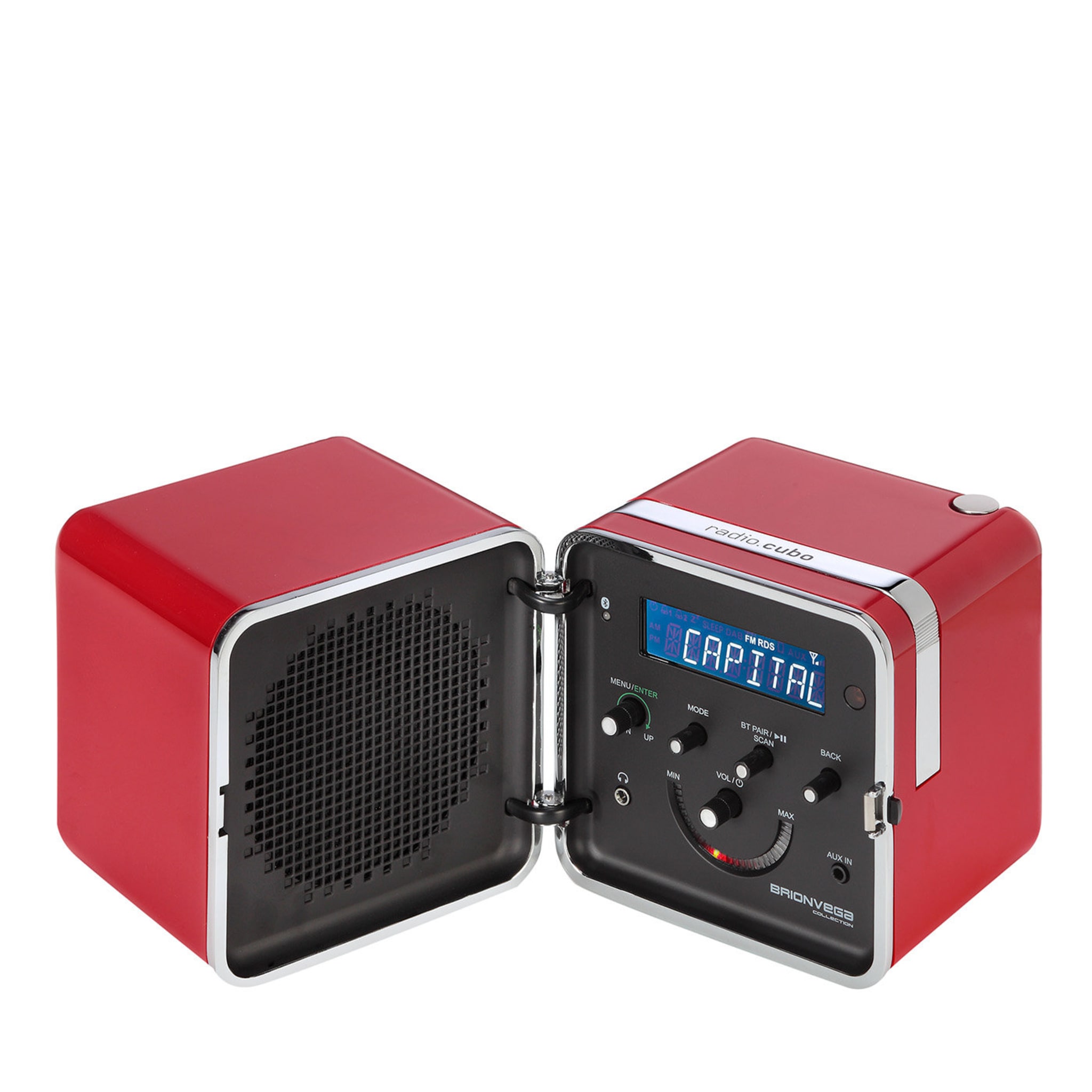 Red Radio.cubo by Marco Zanuso and Richard Sapper - Main view