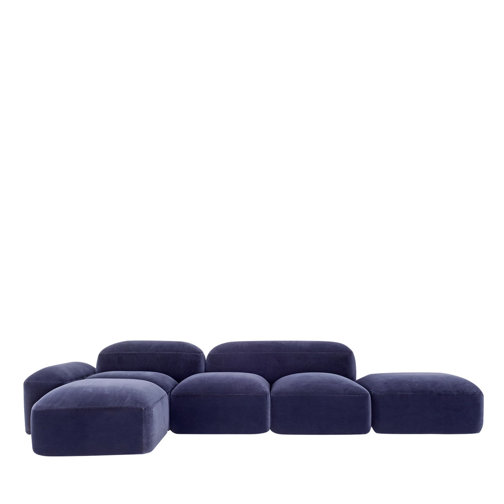  Lapis Blue Sofa by Emanuel Gargano and Anton Cristell - Main view
