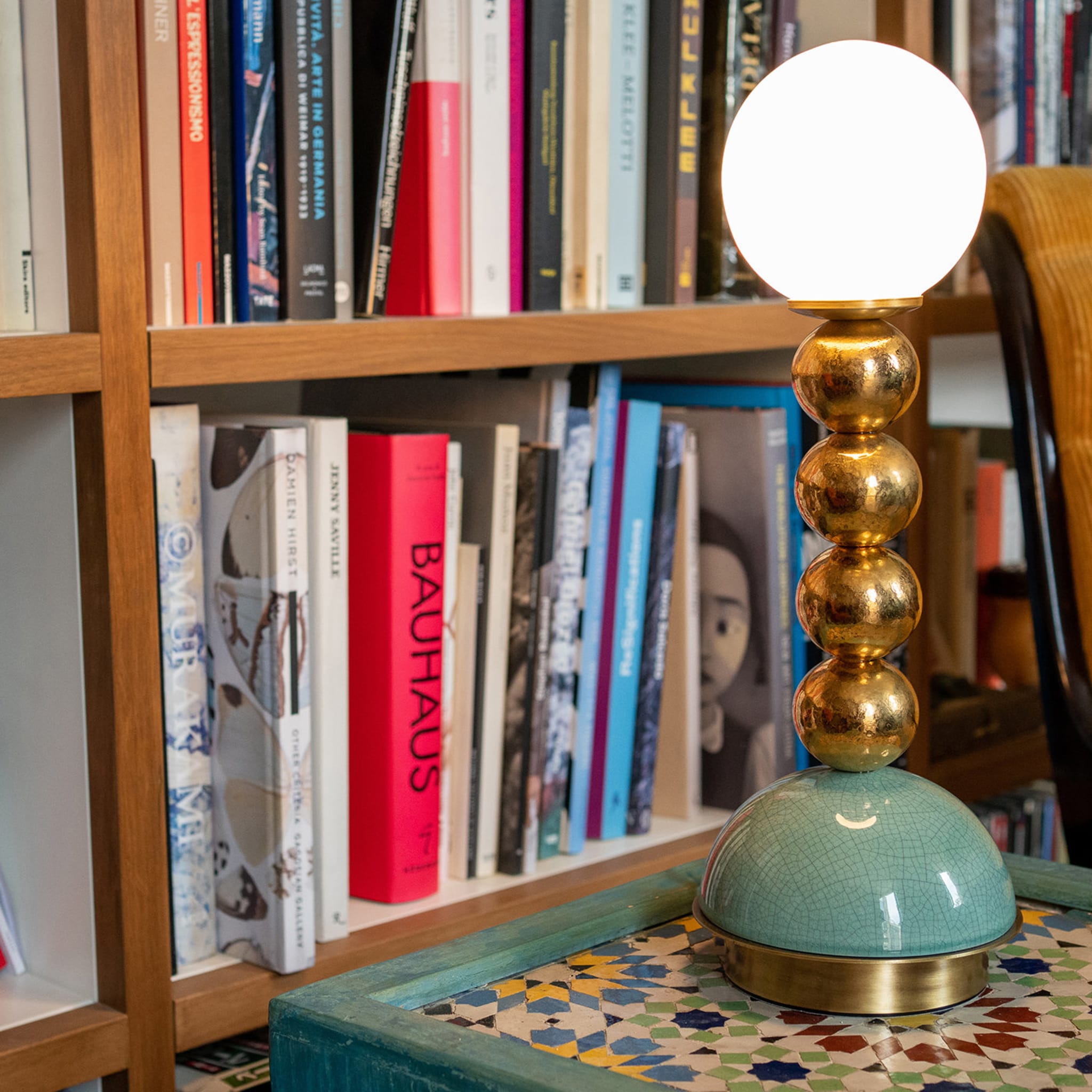 Pins Small Turquoise Table Lamp - Alternative view 6