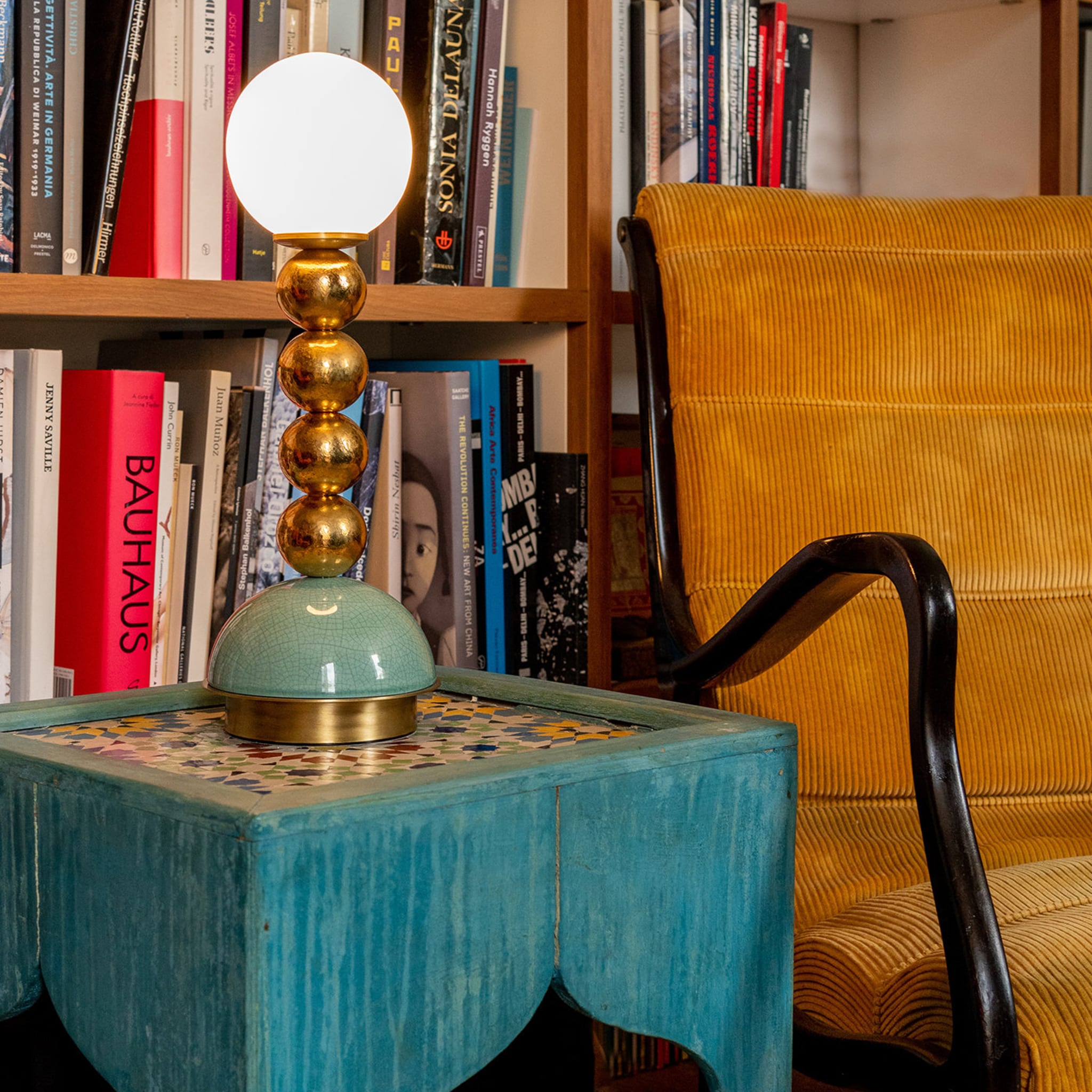 Pins Small Turquoise Table Lamp - Alternative view 7