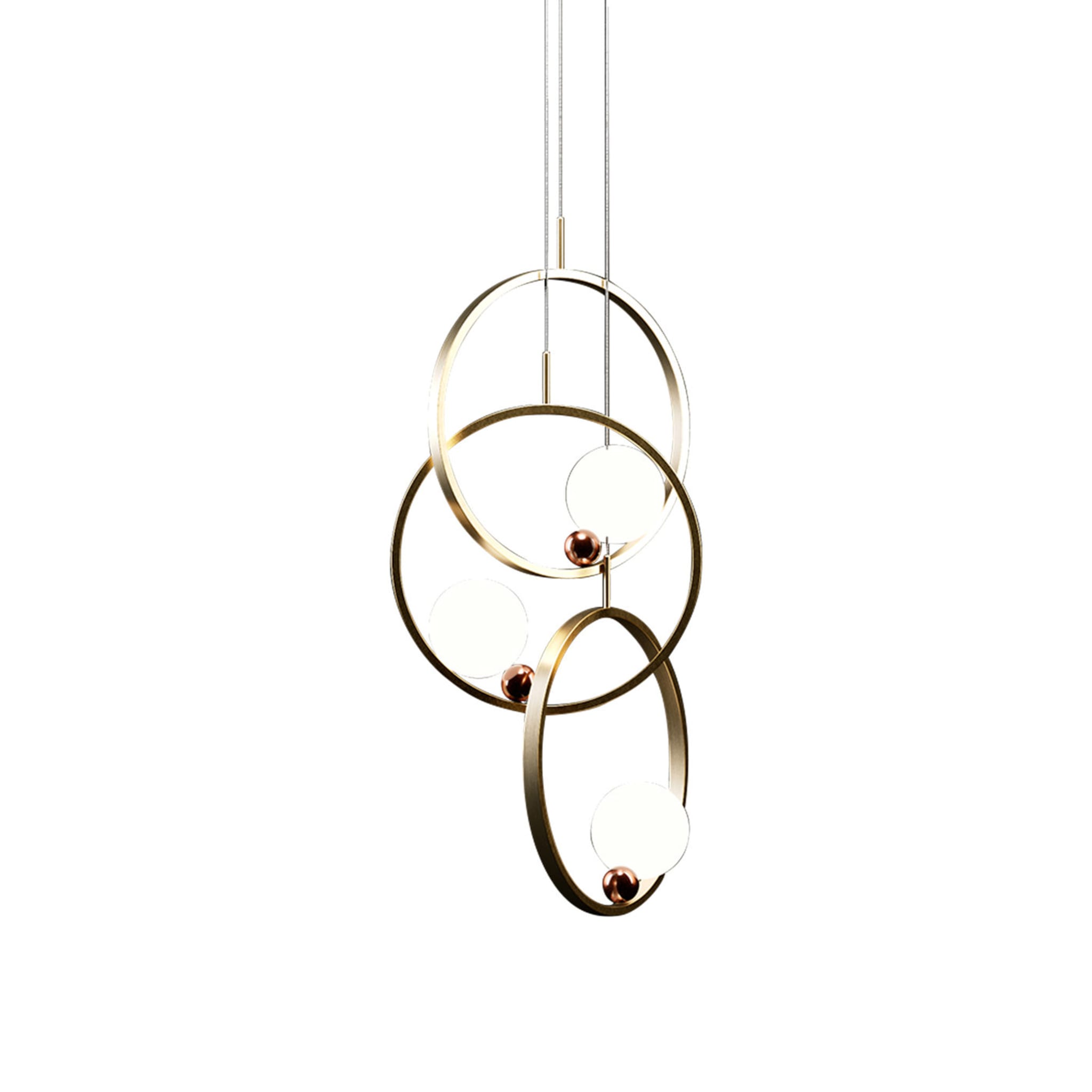 Joy 3-Ring Pendant Lamp by Vittorio Paradiso - Main view