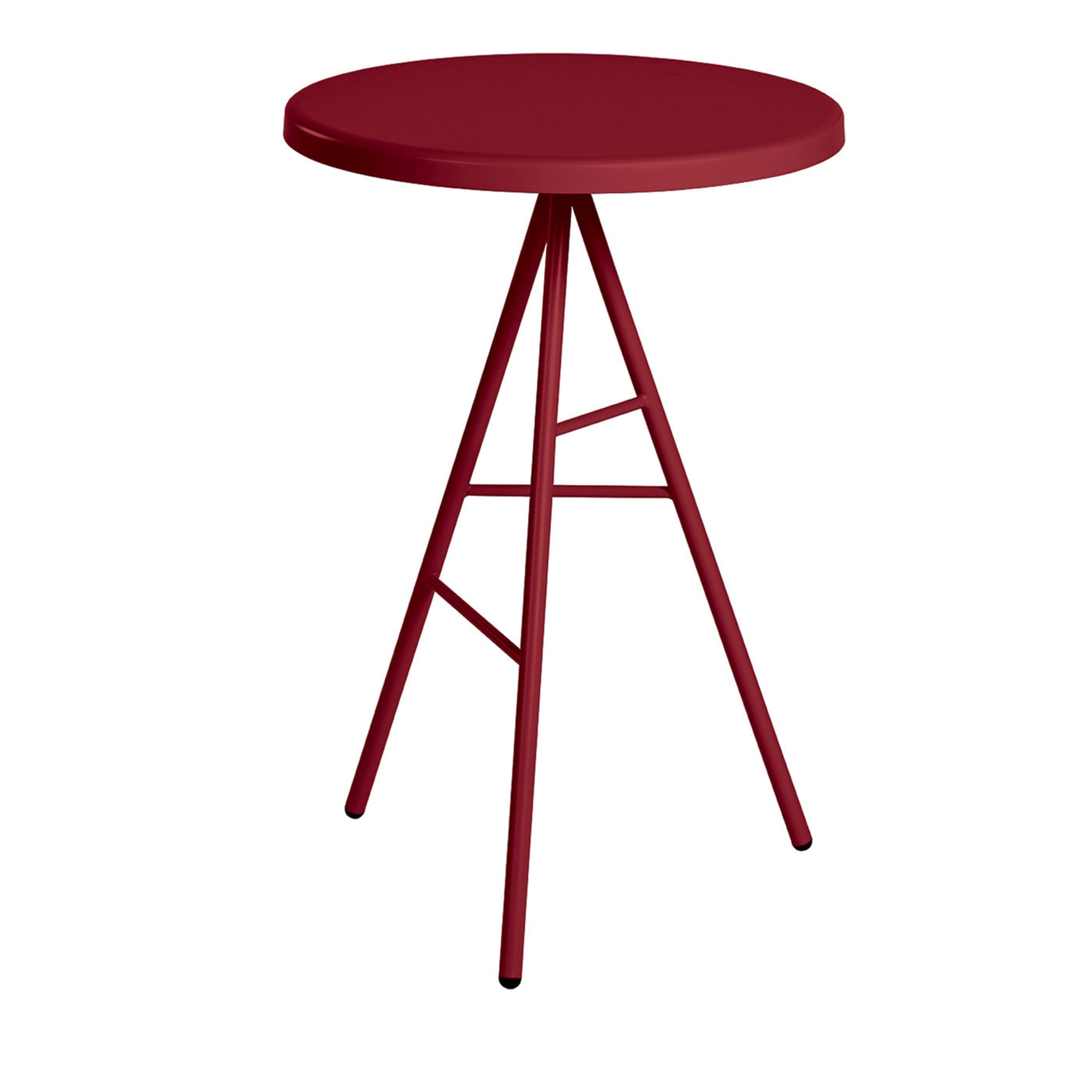 Symple Medium Red Side Table - Main view