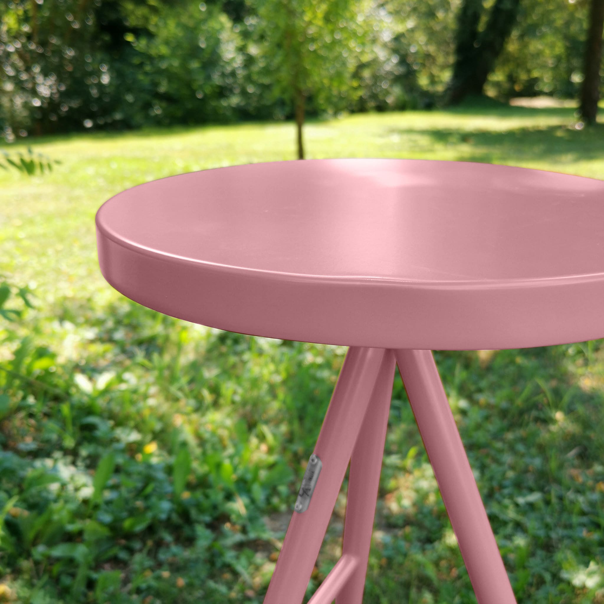 Symple Small Pink Stool - Alternative view 1